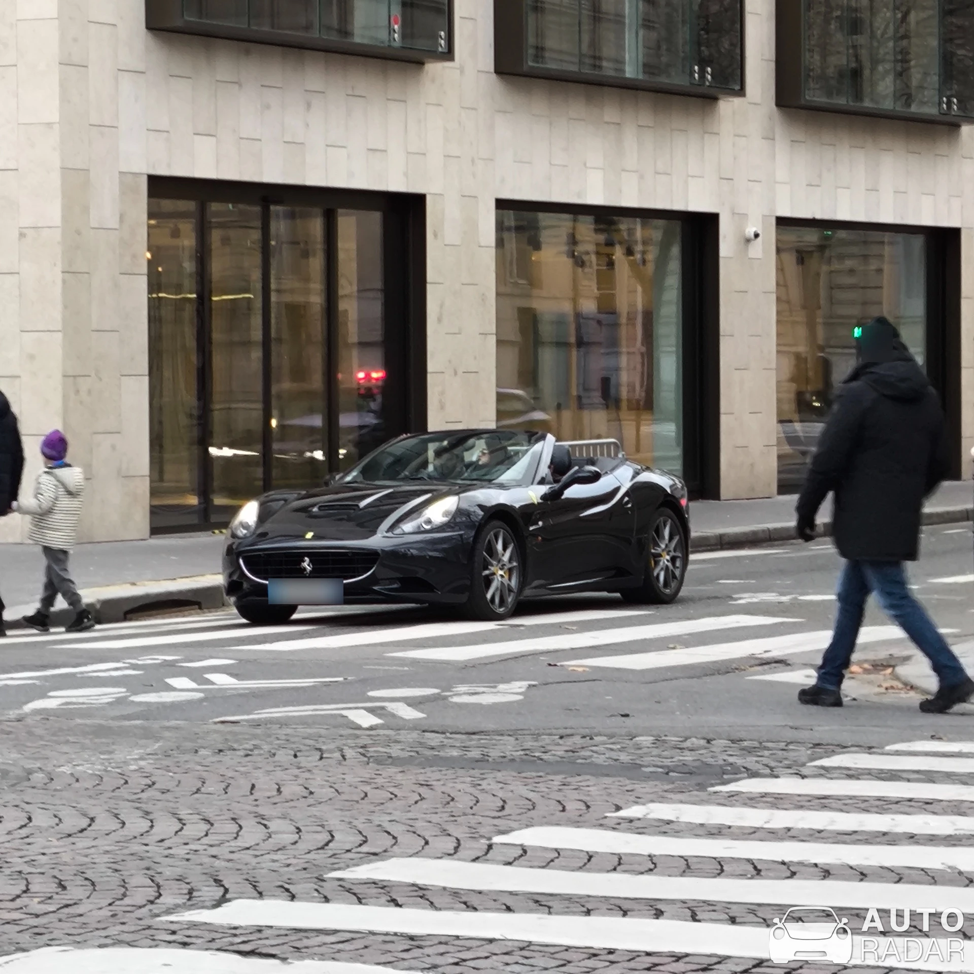 Ferrari California spotted in Paris, France