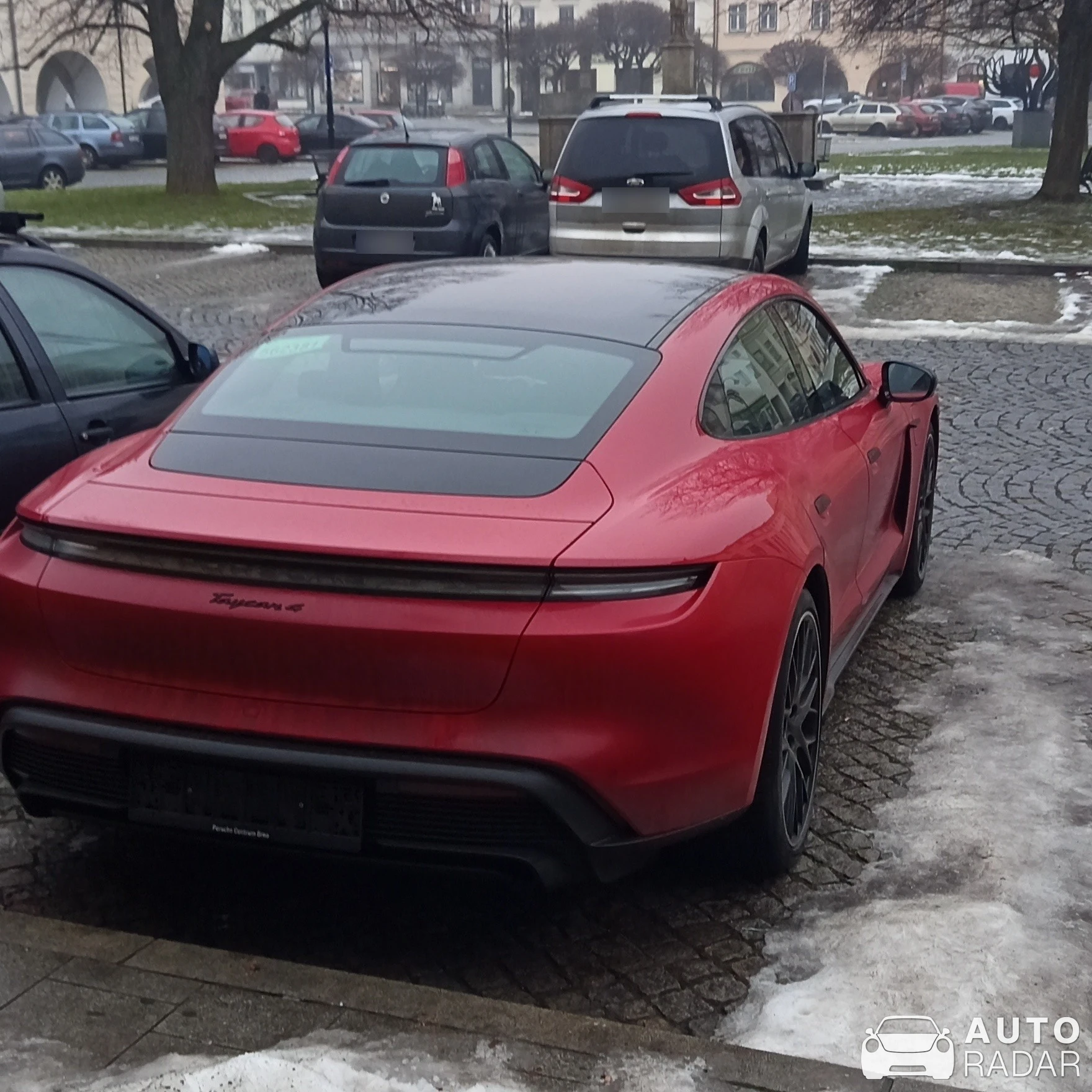 Porsche Taycan 4 spotted in Lipník nad Bečvou