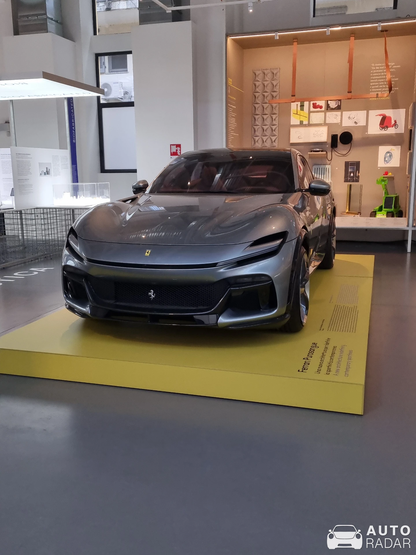 Ferrari Purosangue spotted in Milano, Italy