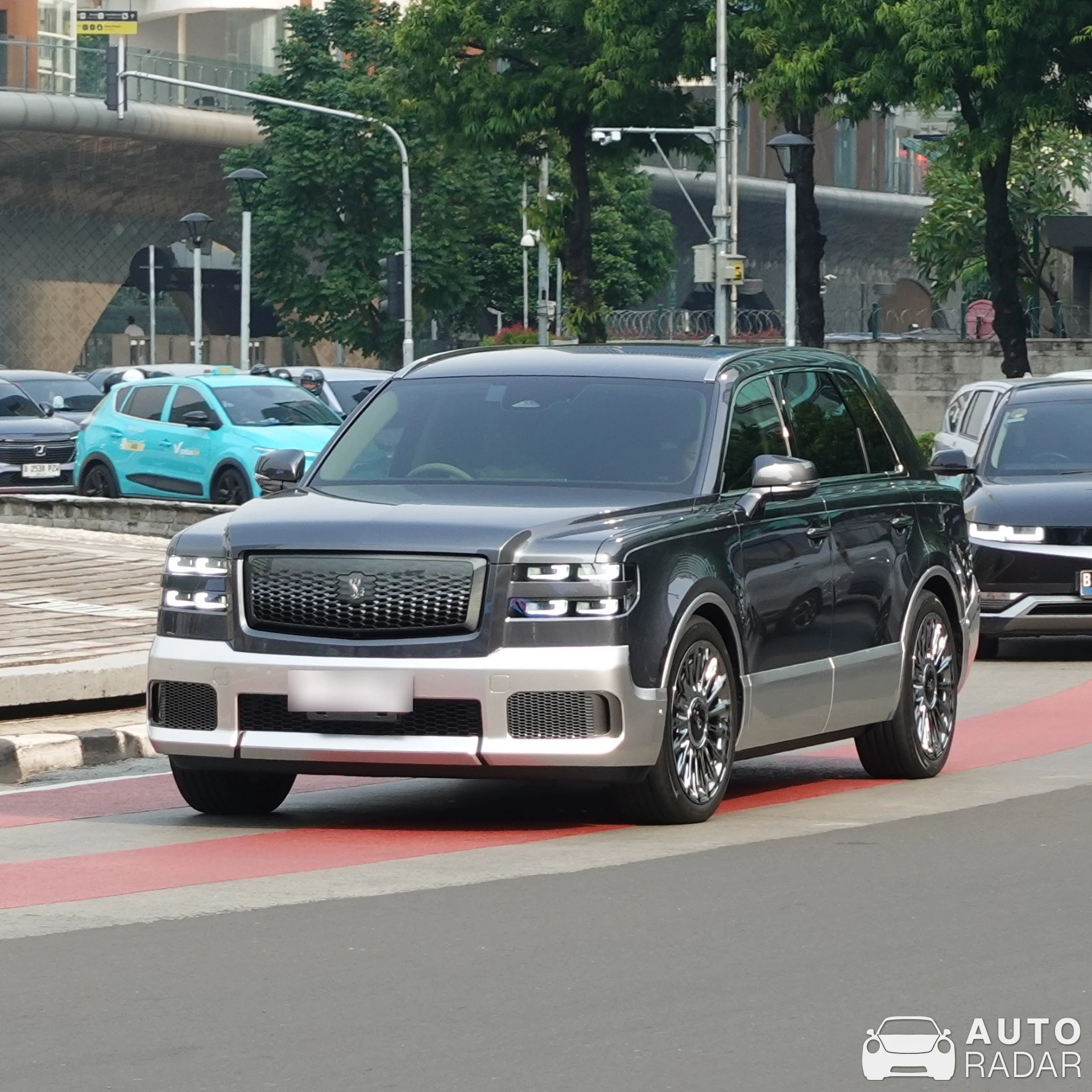 Toyota Century SUV spotted in Jakarta