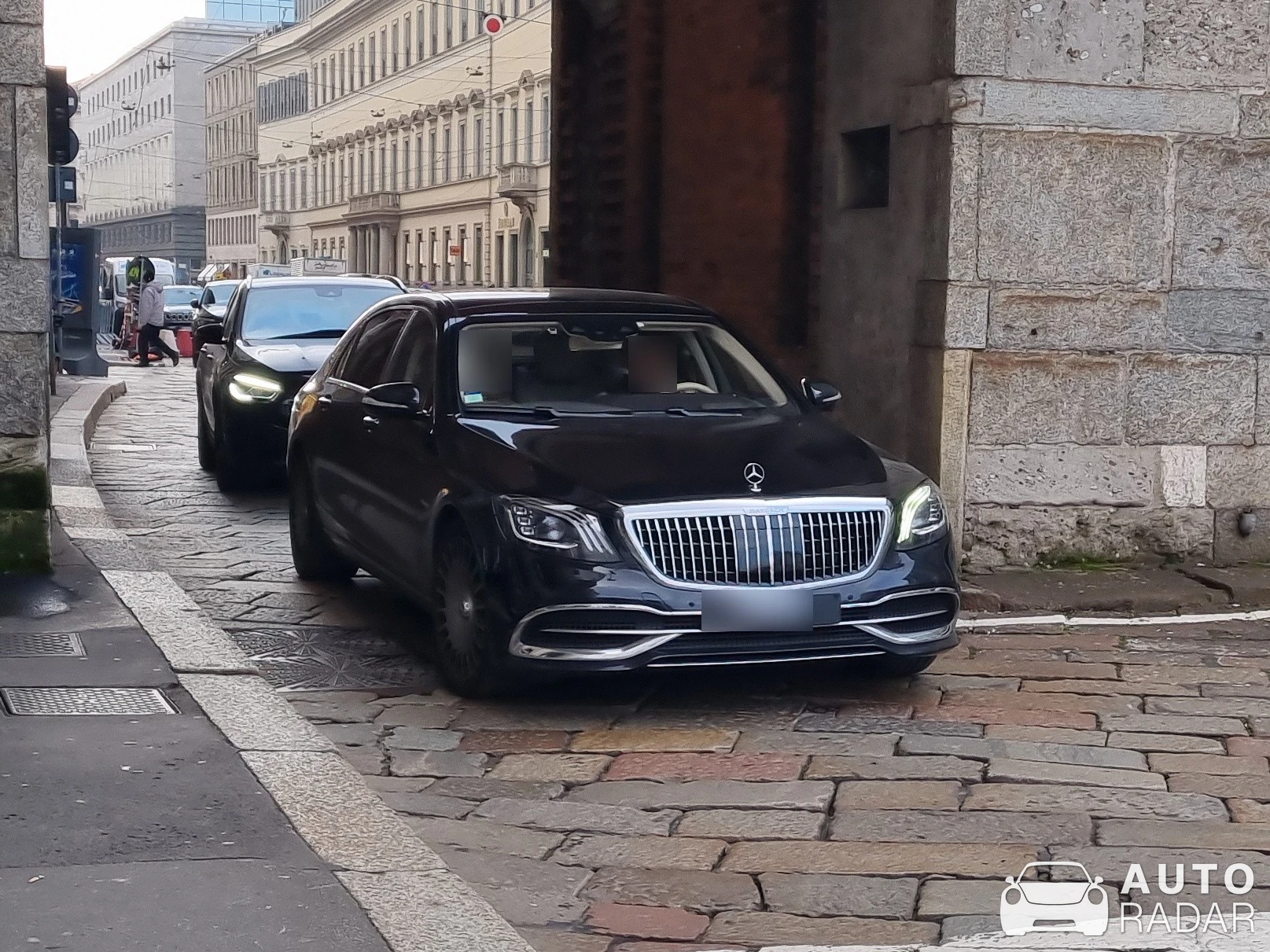Mercedes-Maybach S 560 spotted in Milano, Italy