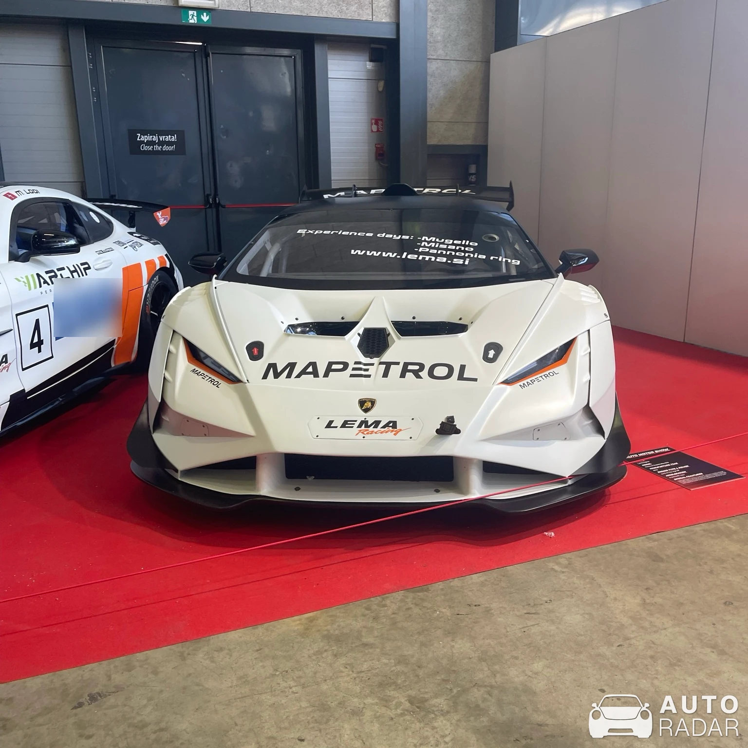 Lamborghini Huracán Super Trofeo EVO2 spotted in Ljubljana, Slovenija