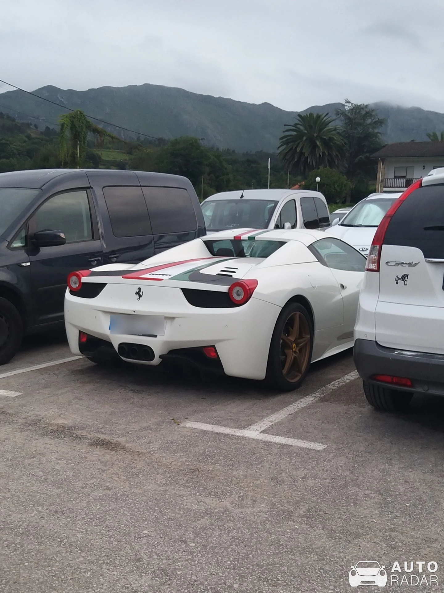 Ferrari 458 Spider spotted in Celorio, España