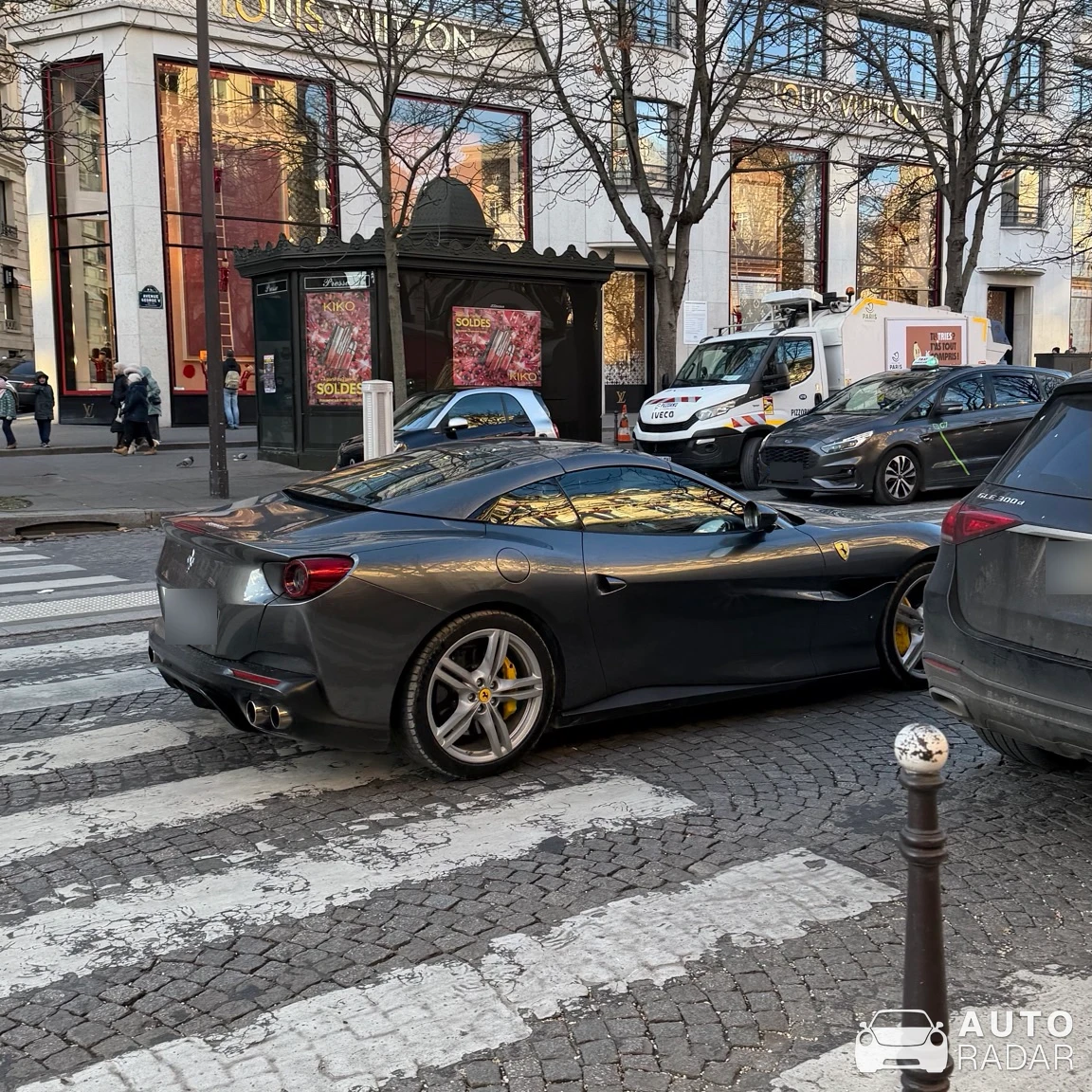Ferrari Portofino spotted in Paris, France