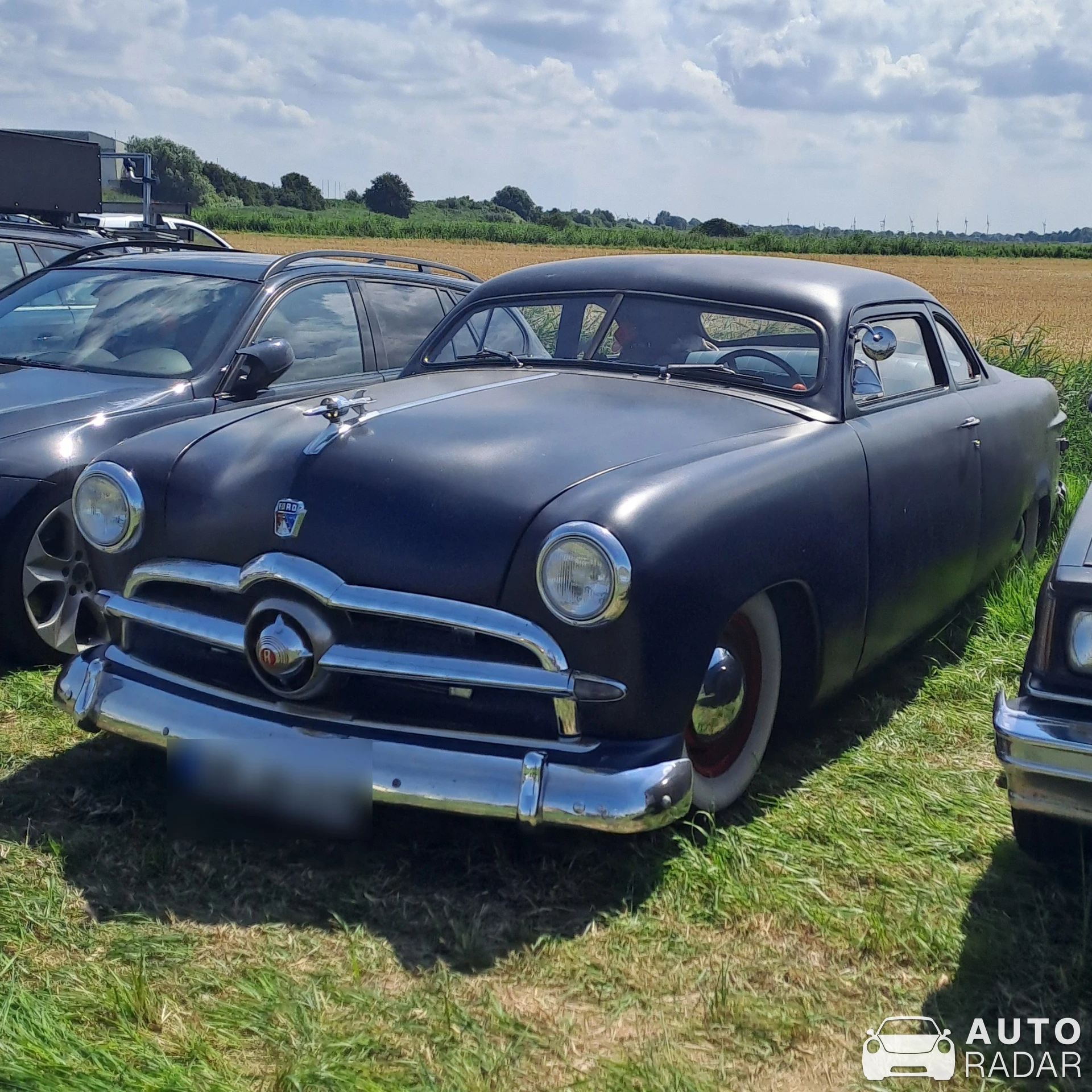 Ford Custom Club Coupé "Shoebox" spotted in Sande