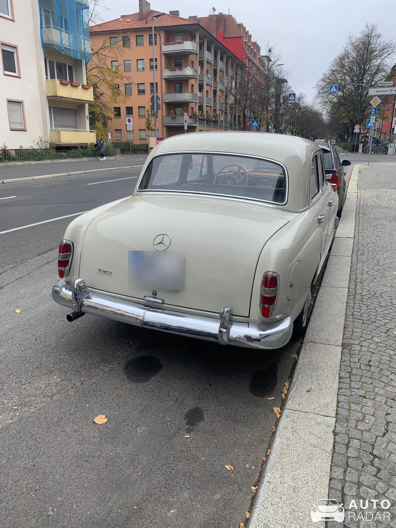 Mercedes 190 Ponton spotted in Würzburg