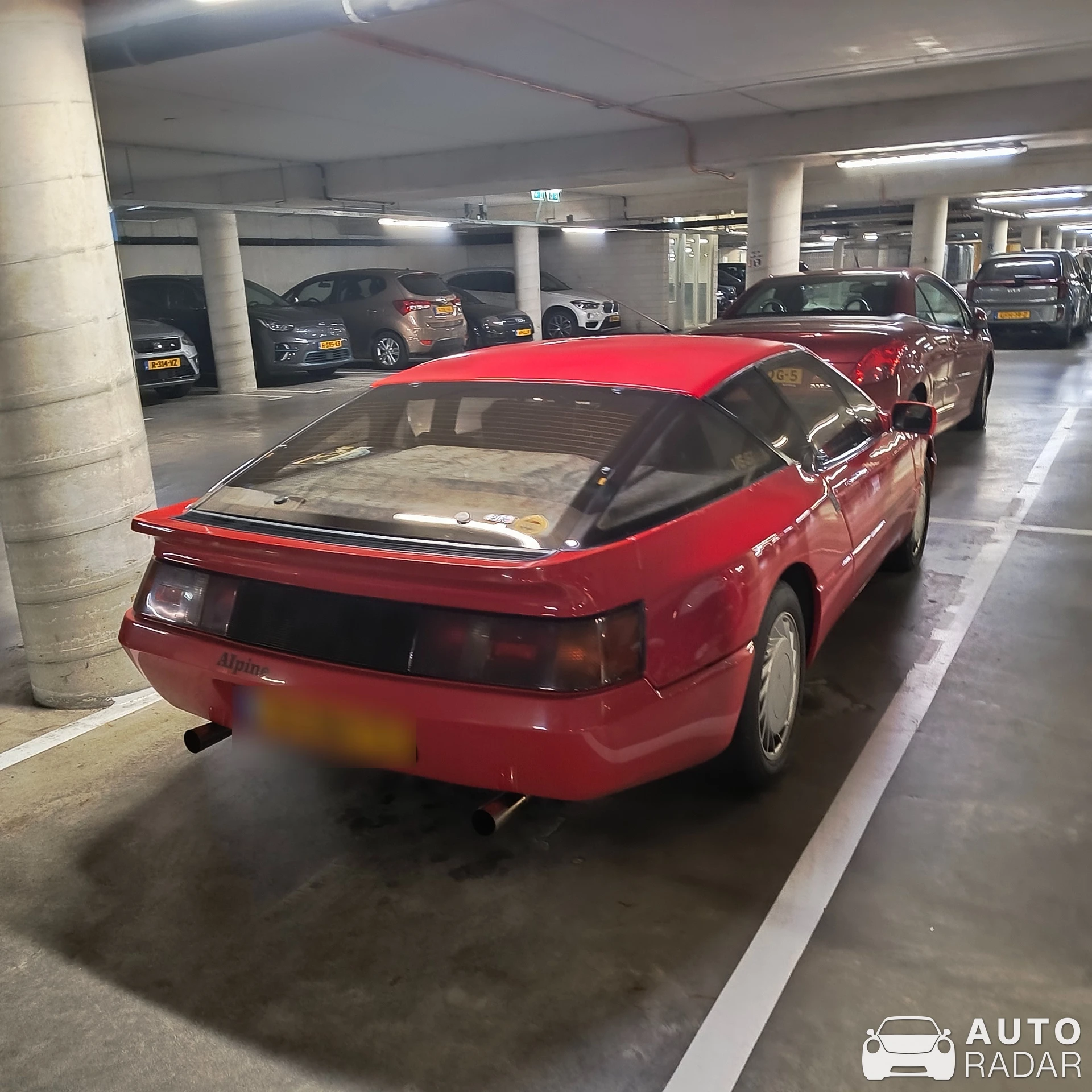 Alpine V6 Turbo spotted in Houten, Netherlands