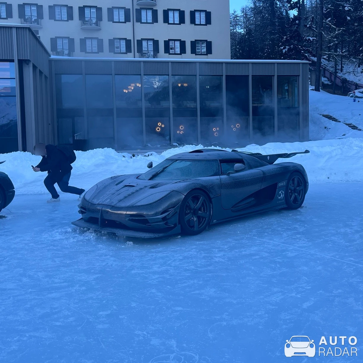 Koenigsegg One:1 spotted in Sankt Moritz, Svizzera