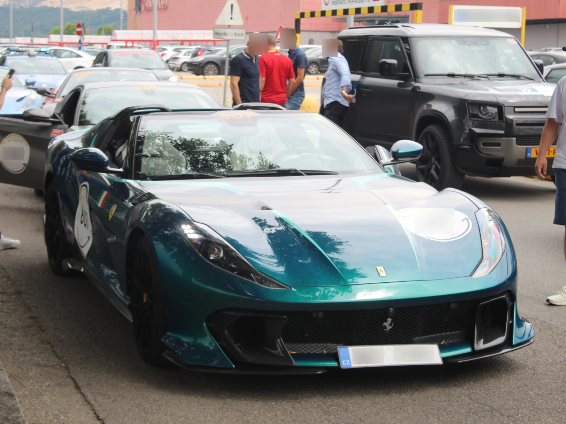 Ferrari 812 Competizione A Cavalcade 10th Anniversary Edition spotted in Rezzato
