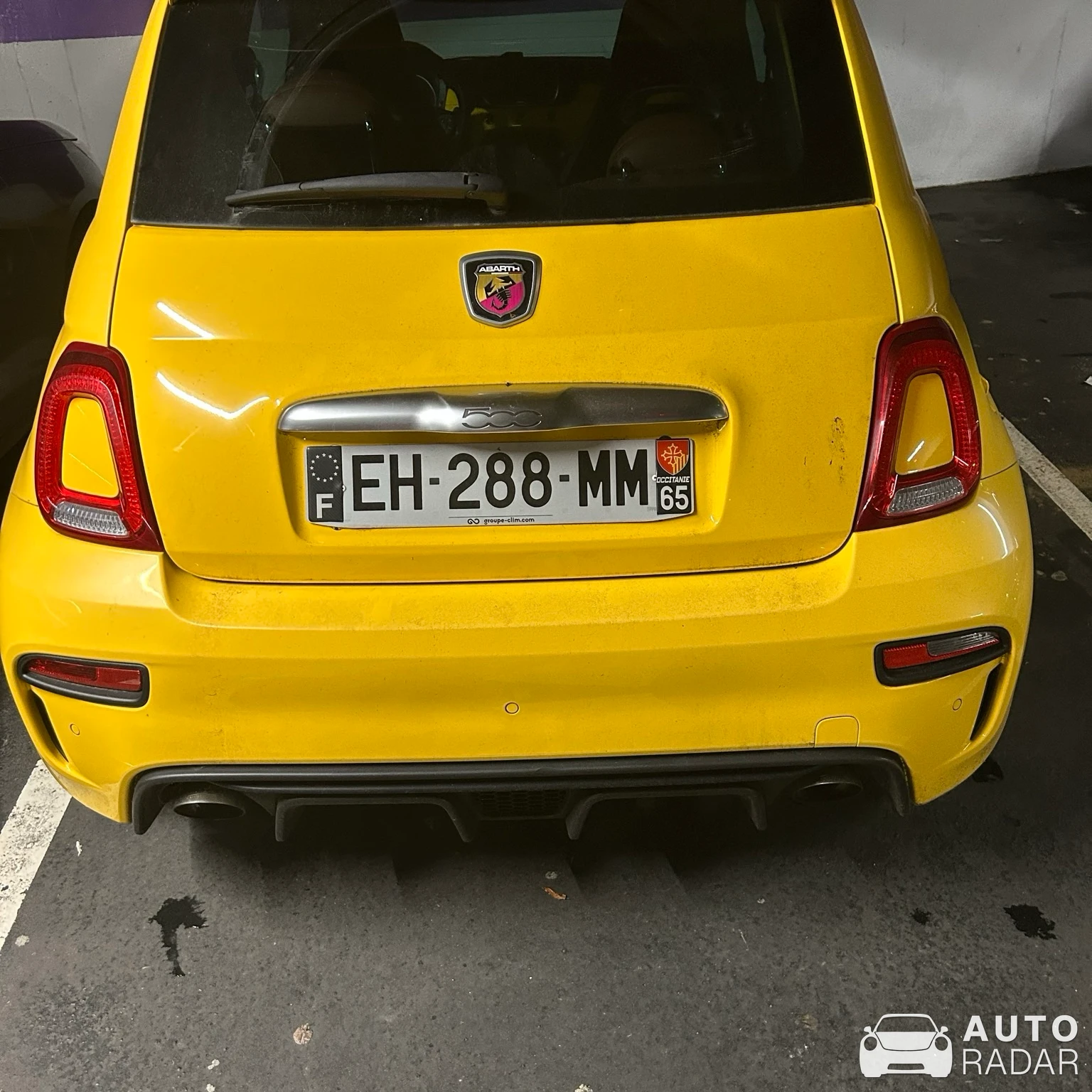 Abarth 500 Assetto Corse spotted in Pau