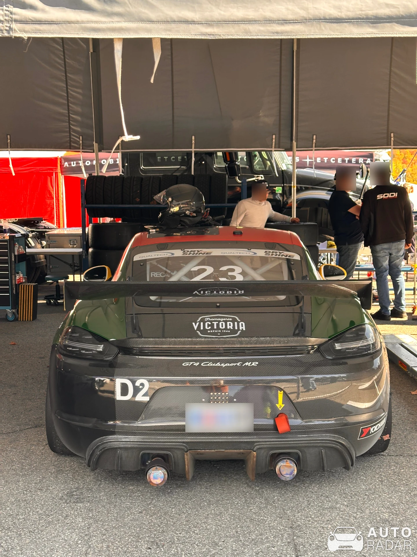 Porsche 718 Cayman GT4 Clubsport MR spotted in Mont-Tremblant