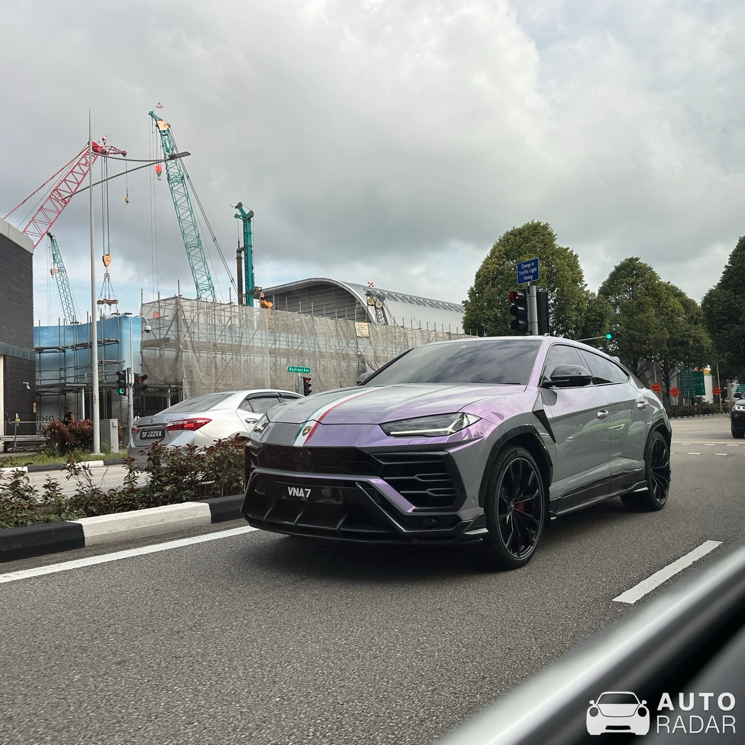 Lamborghini Urus Keyvany Keyrus spotted in Singapore
