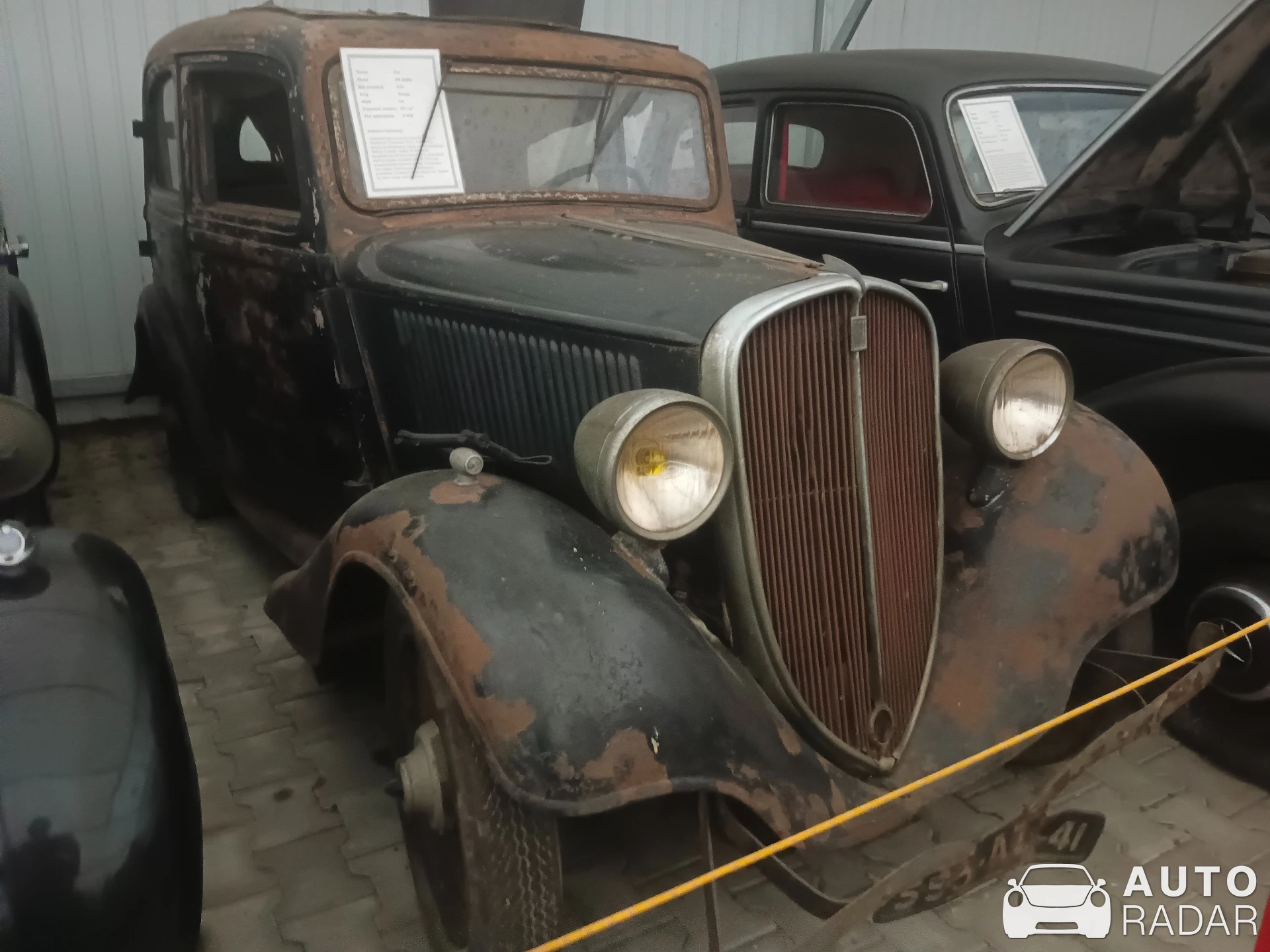 Fiat 508 Balilla spotted in Nieborów