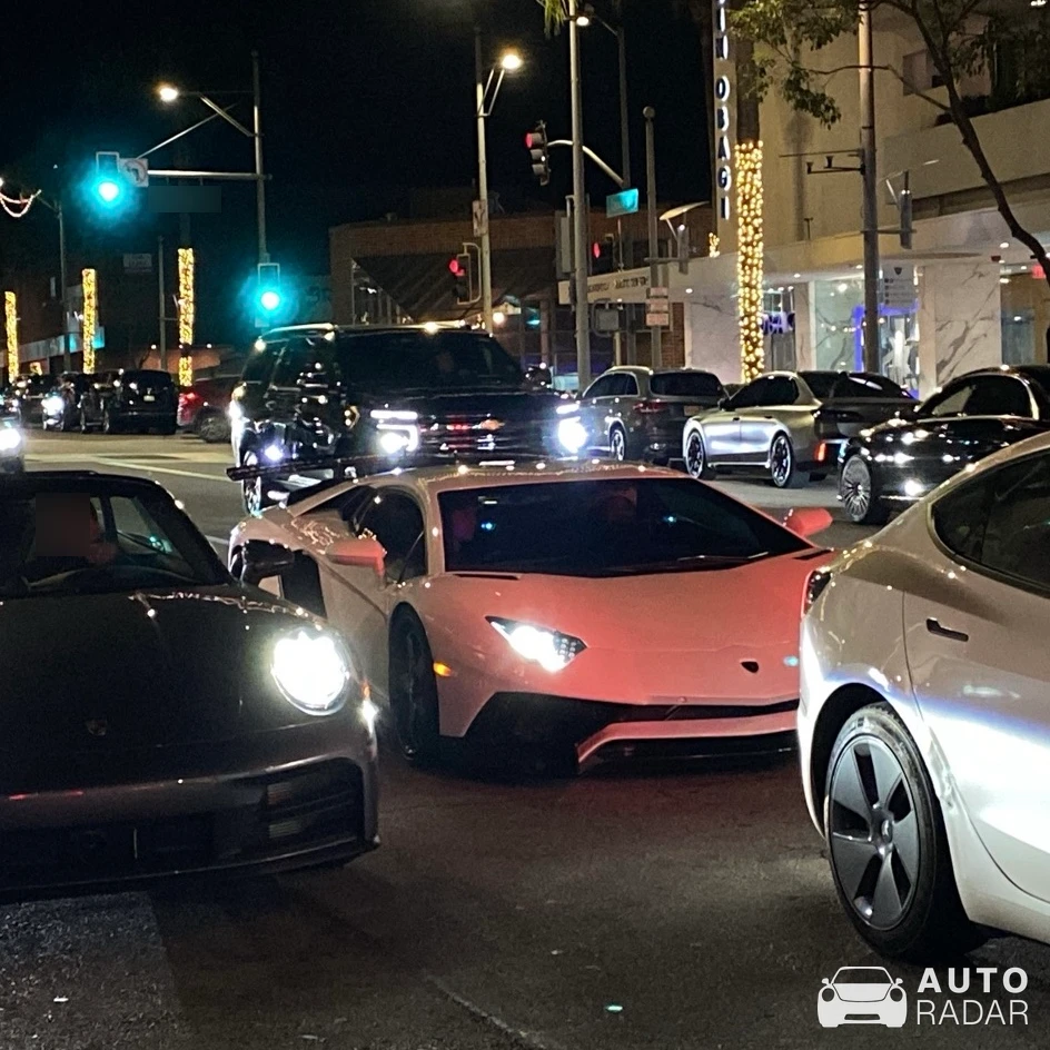 Lamborghini Aventador LP700-4 spotted in Beverly Hills, United States