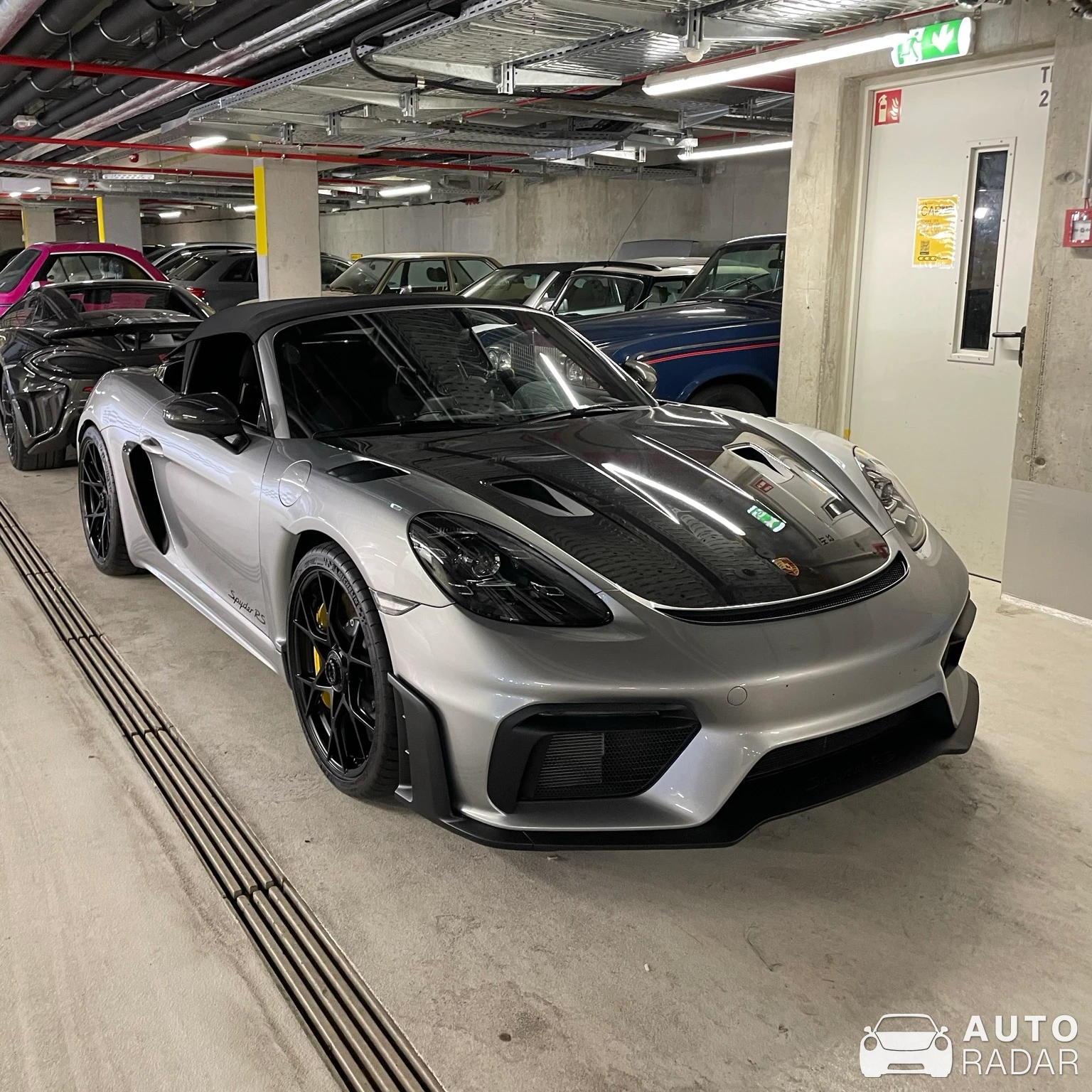 Porsche 718 Spyder RS Weissach spotted in München