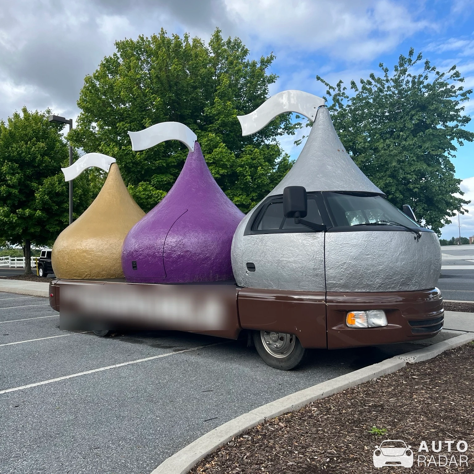Hershey's Kissmobile spotted in Medford