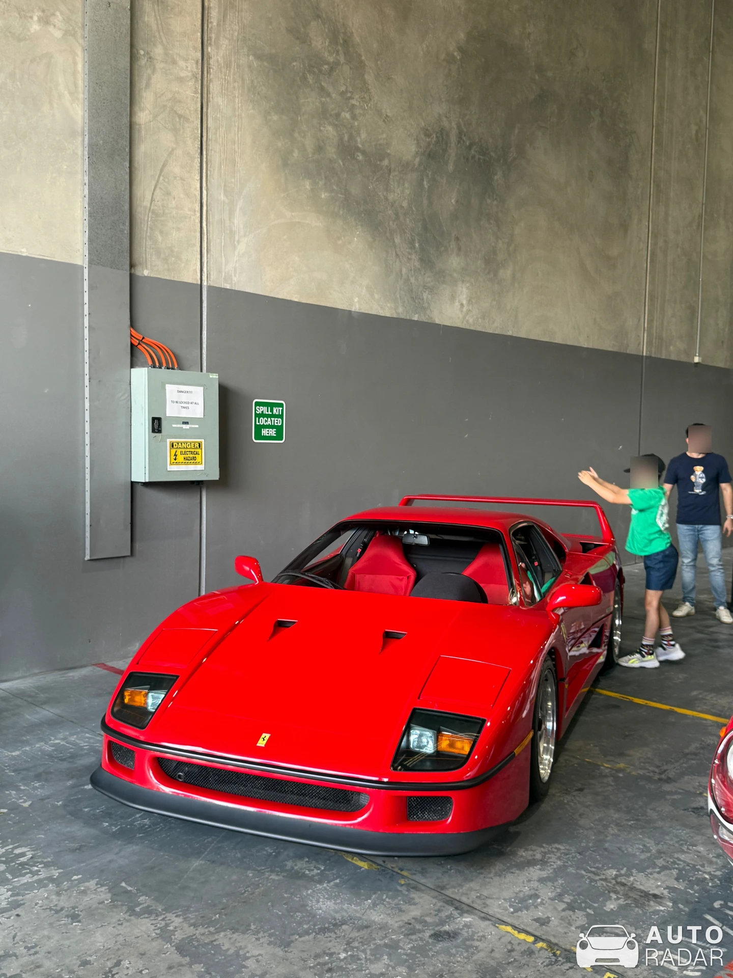 Ferrari F40 spotted in Brisbane Airport, Australia