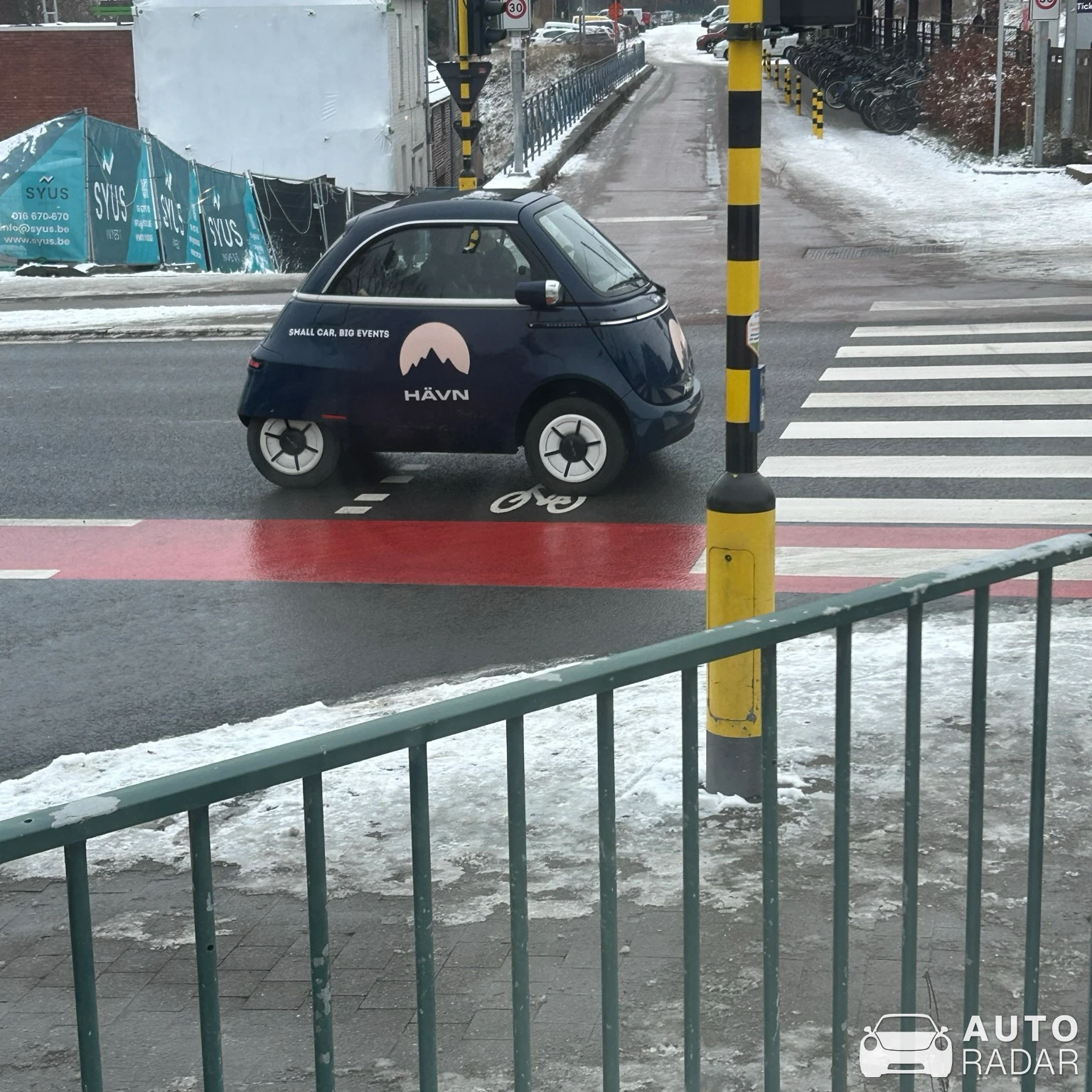 Micro Microlino spotted in Leuven, Belgium