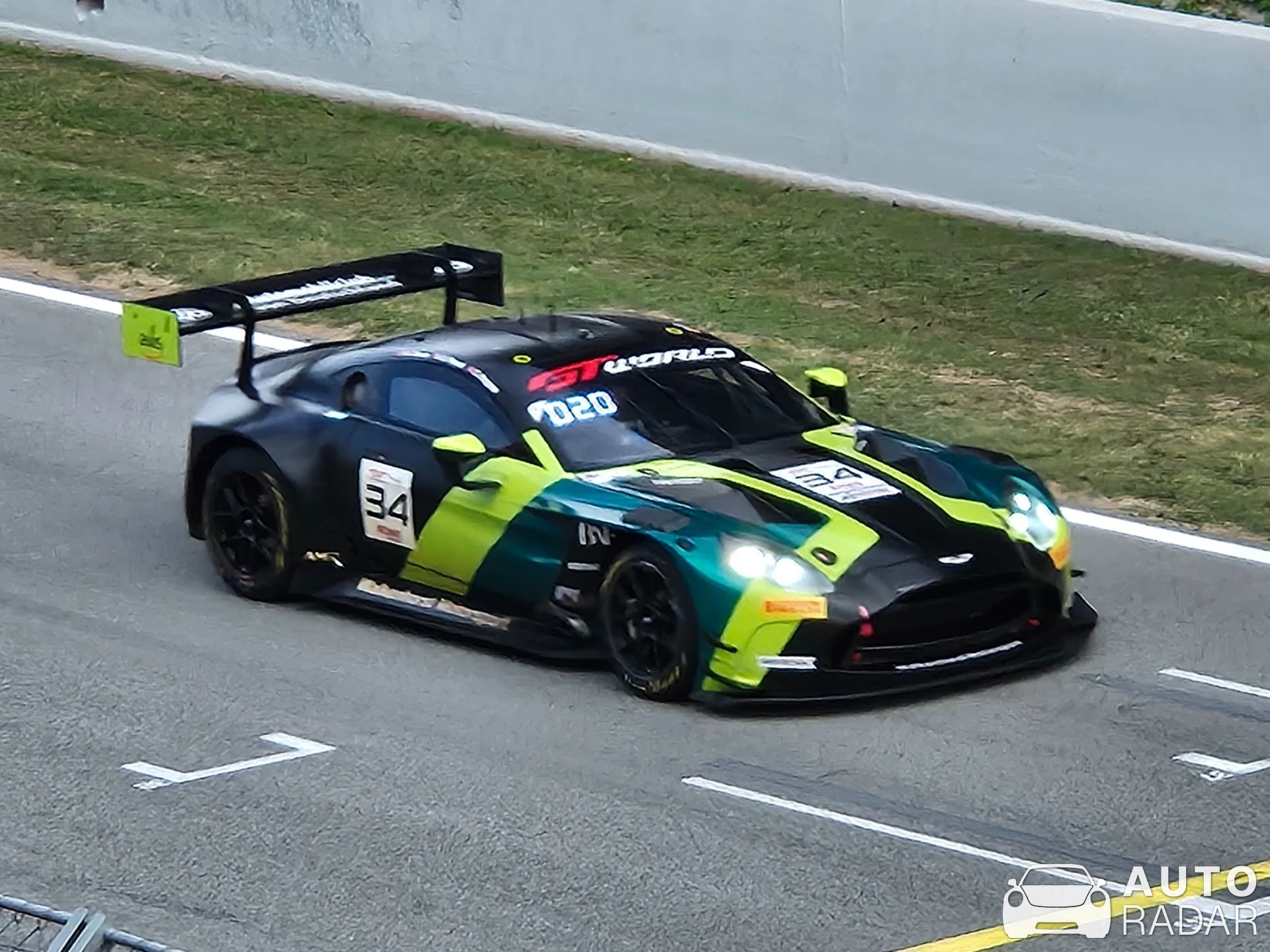 Aston Martin V8 Vantage GT3 AMR spotted in Montmeló