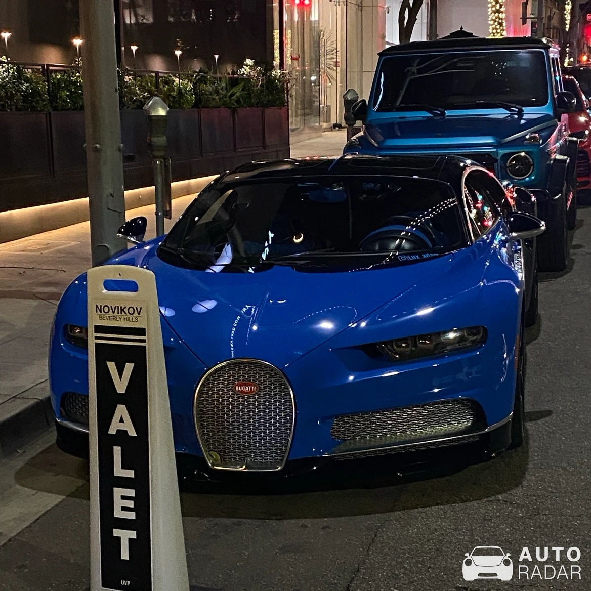 Bugatti Chiron spotted in Beverly Hills, United States