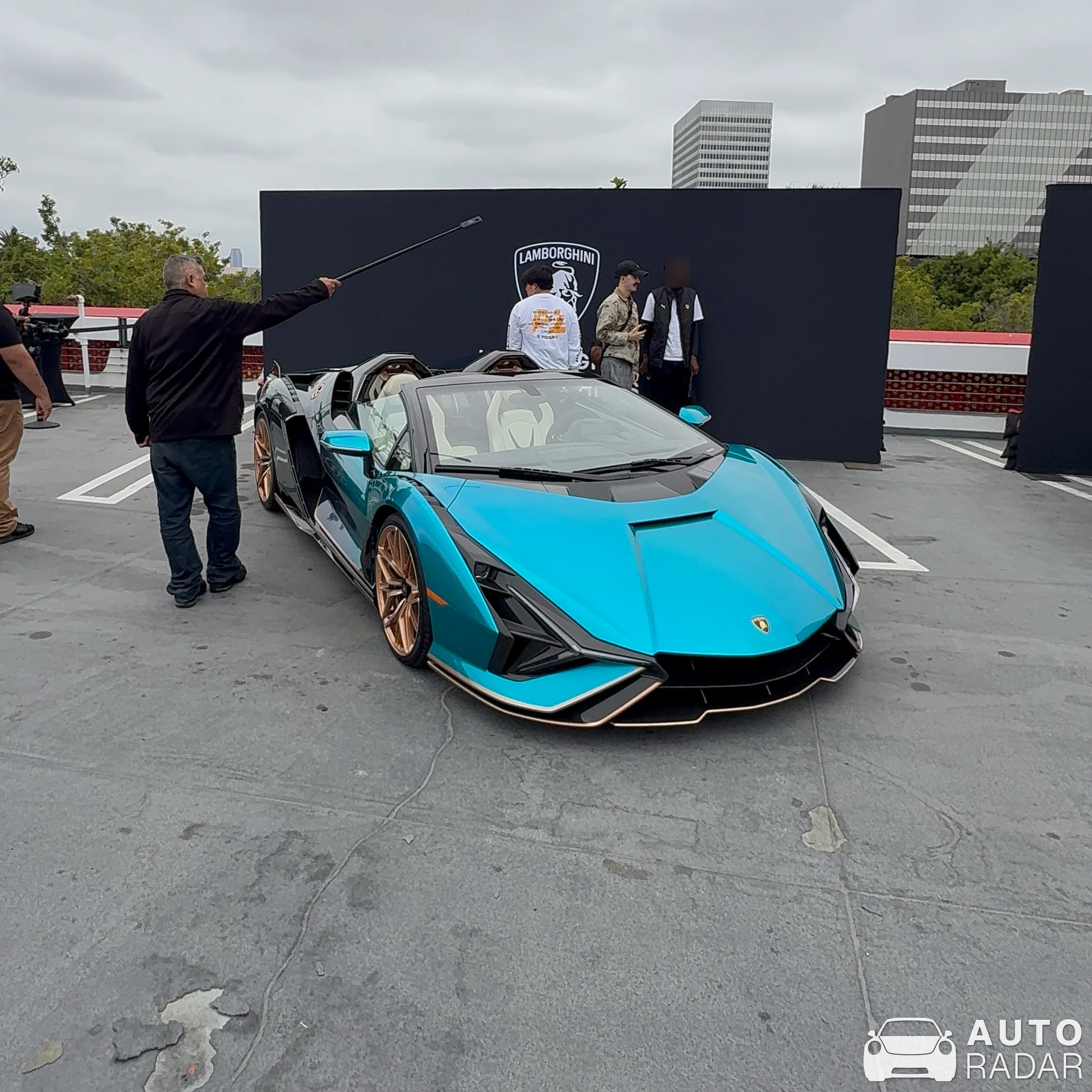 Lamborghini Sián Roadster spotted in Los Angeles