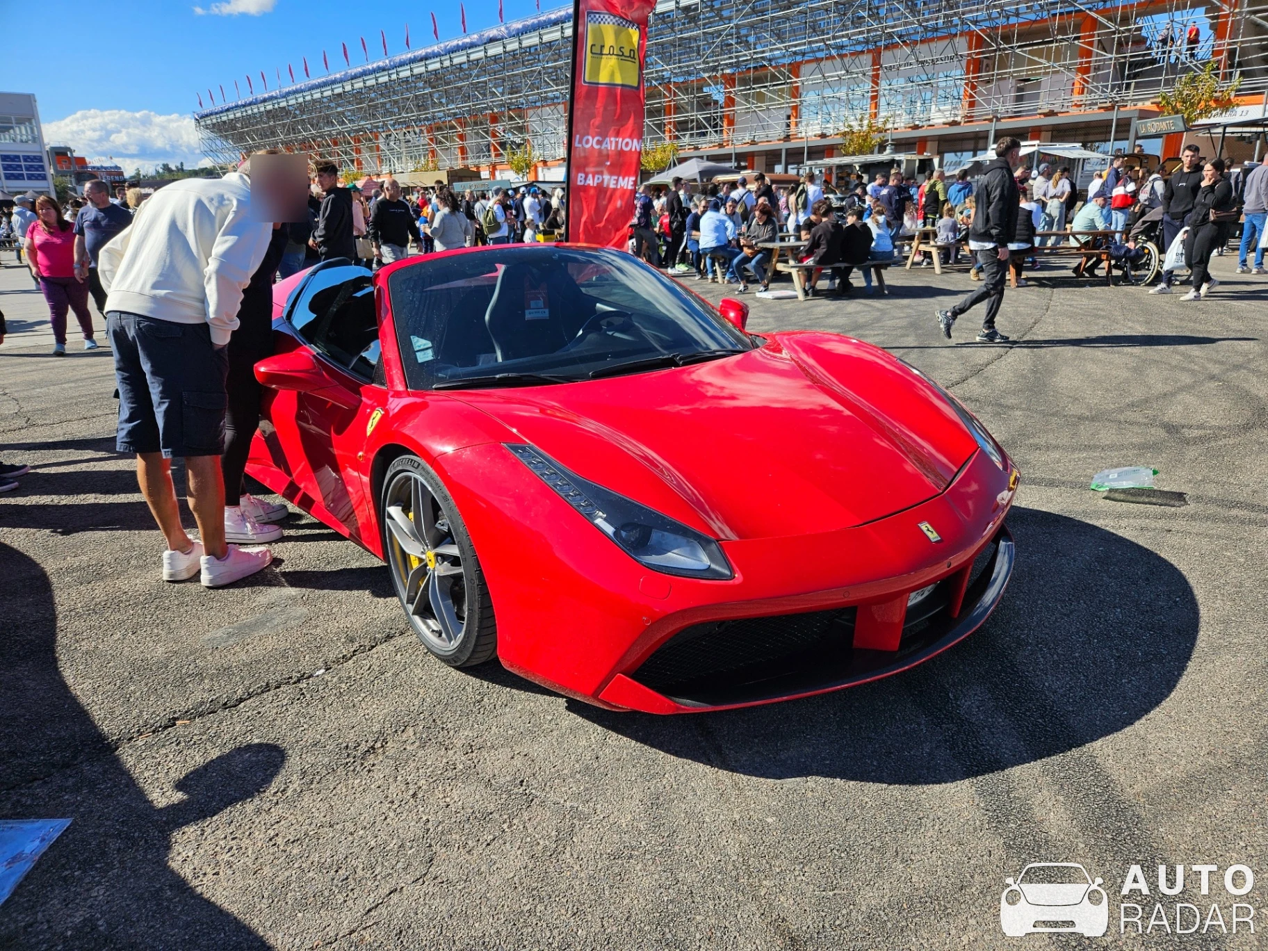 Ferrari 488 Spider spotted in Cheste, Spain