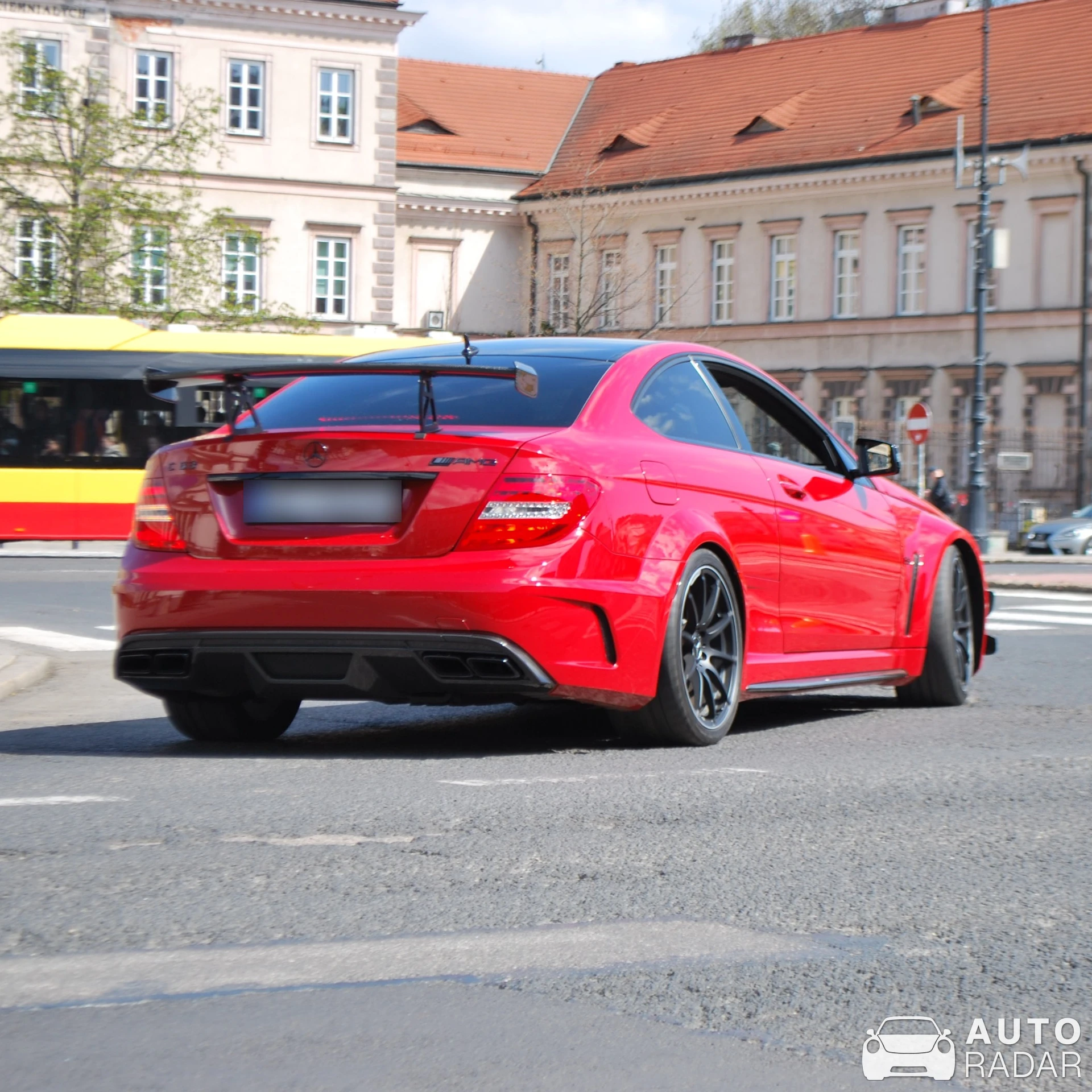 Mercedes-AMG C 63 Black Series W204 spotted in Warszawa, Poland