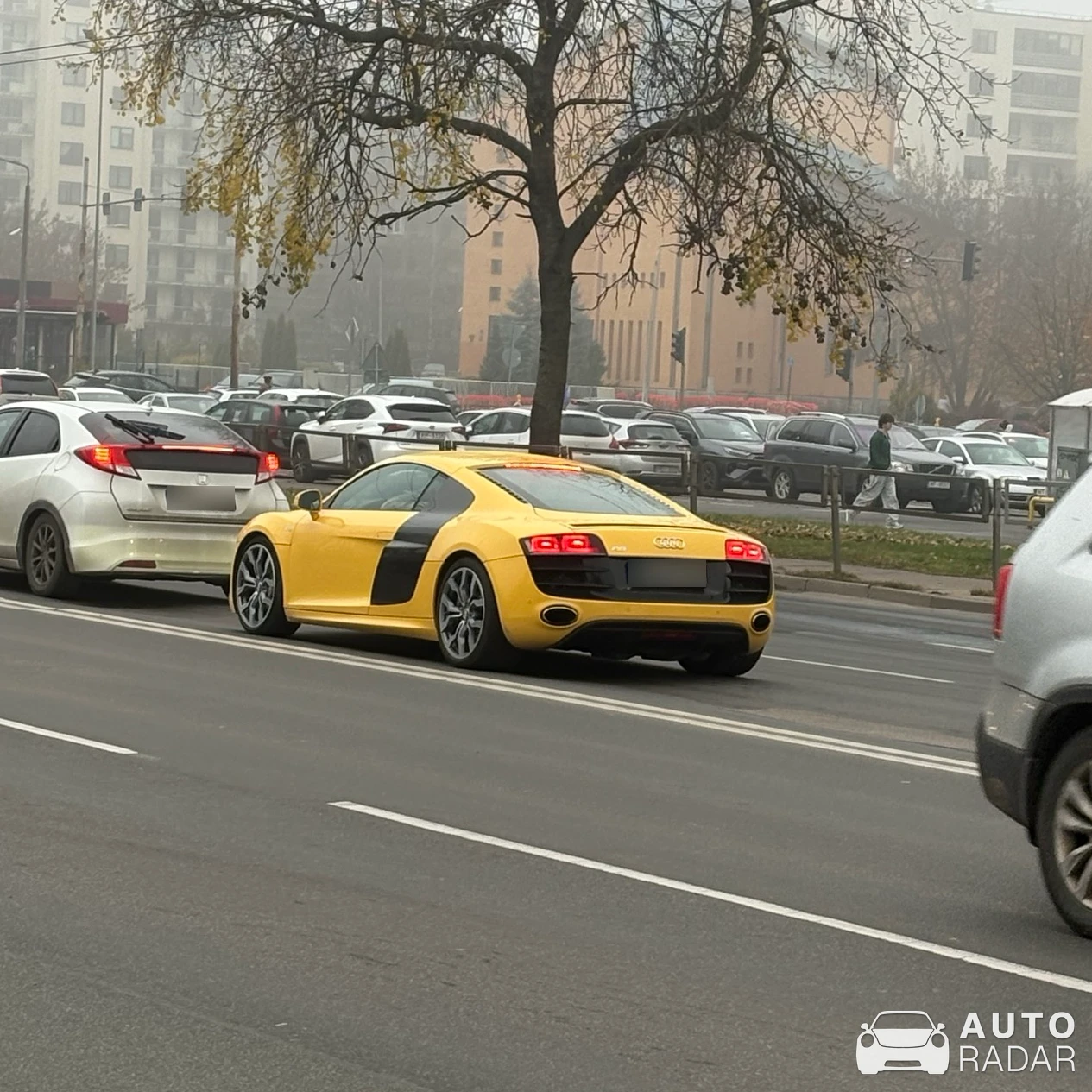 Audi R8 V10 spotted in Rīga, Латвия