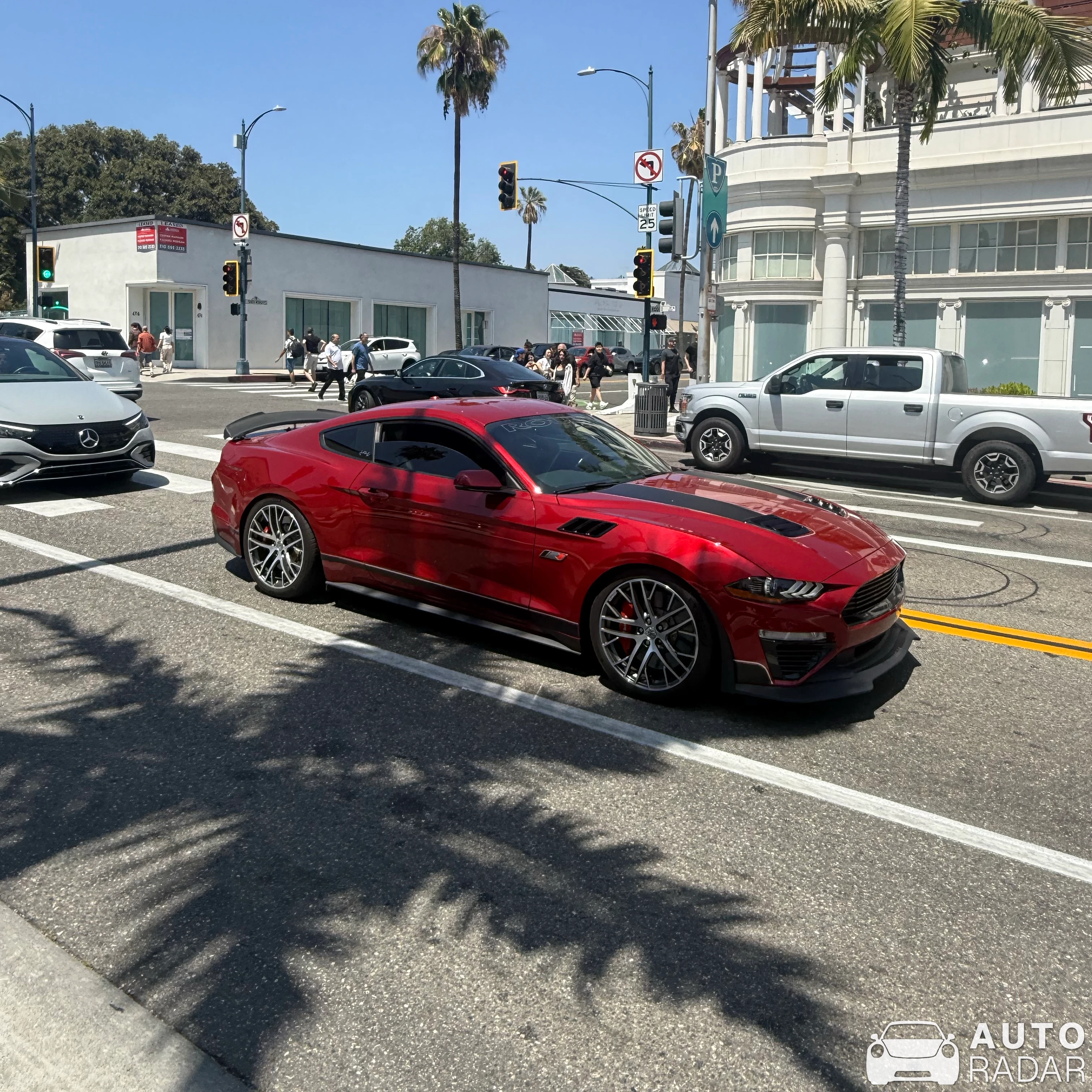 Ford Mustang Roush Stage 3 spotted in Beverly Hills