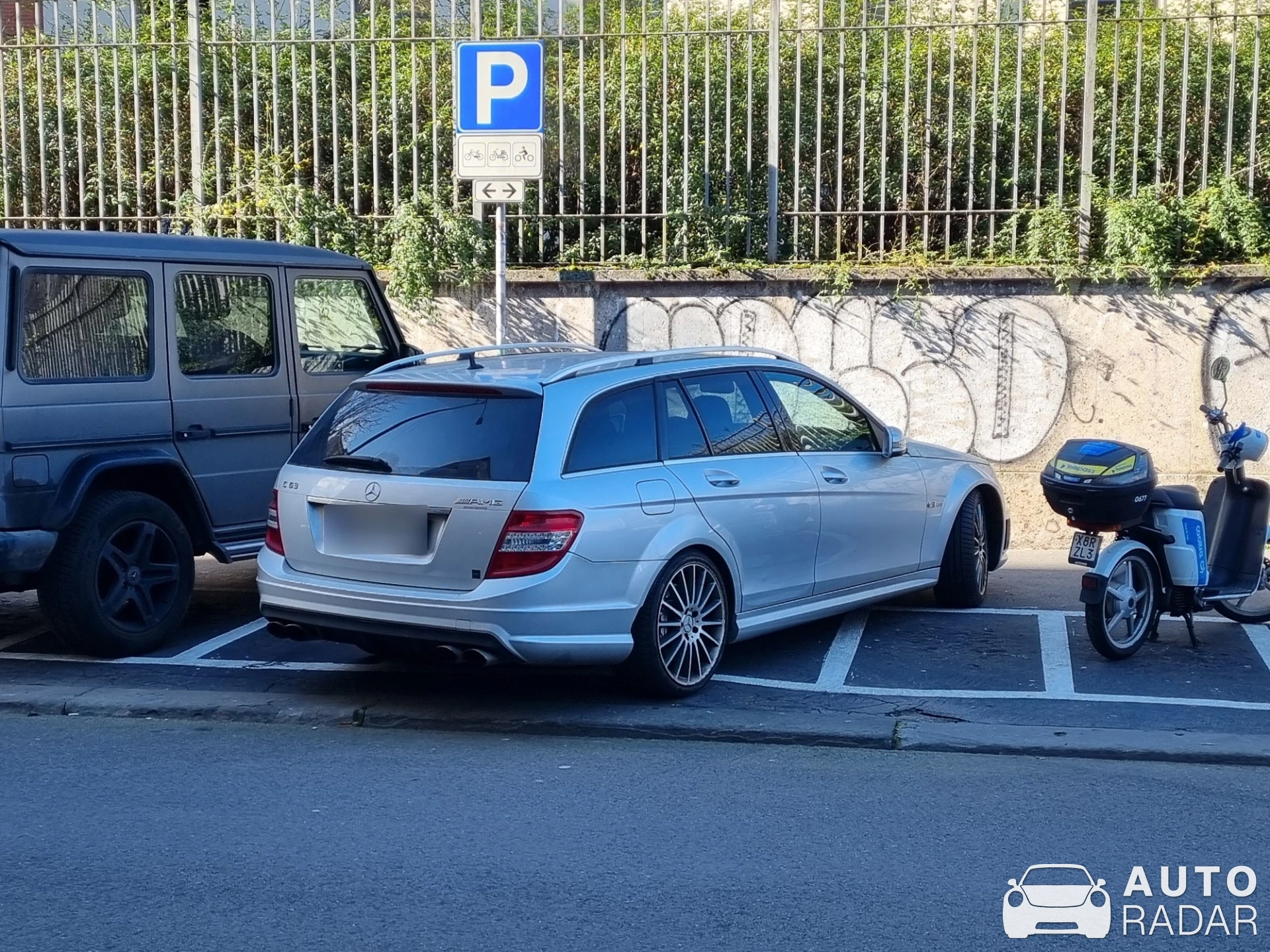 Mercedes-AMG C 63 Estate S204 spotted in Milano