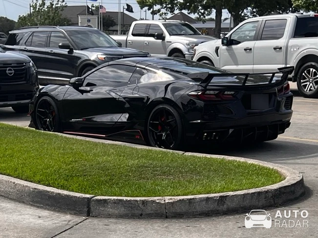 Chevrolet Corvette C8 Stingray R spotted in Youngsville