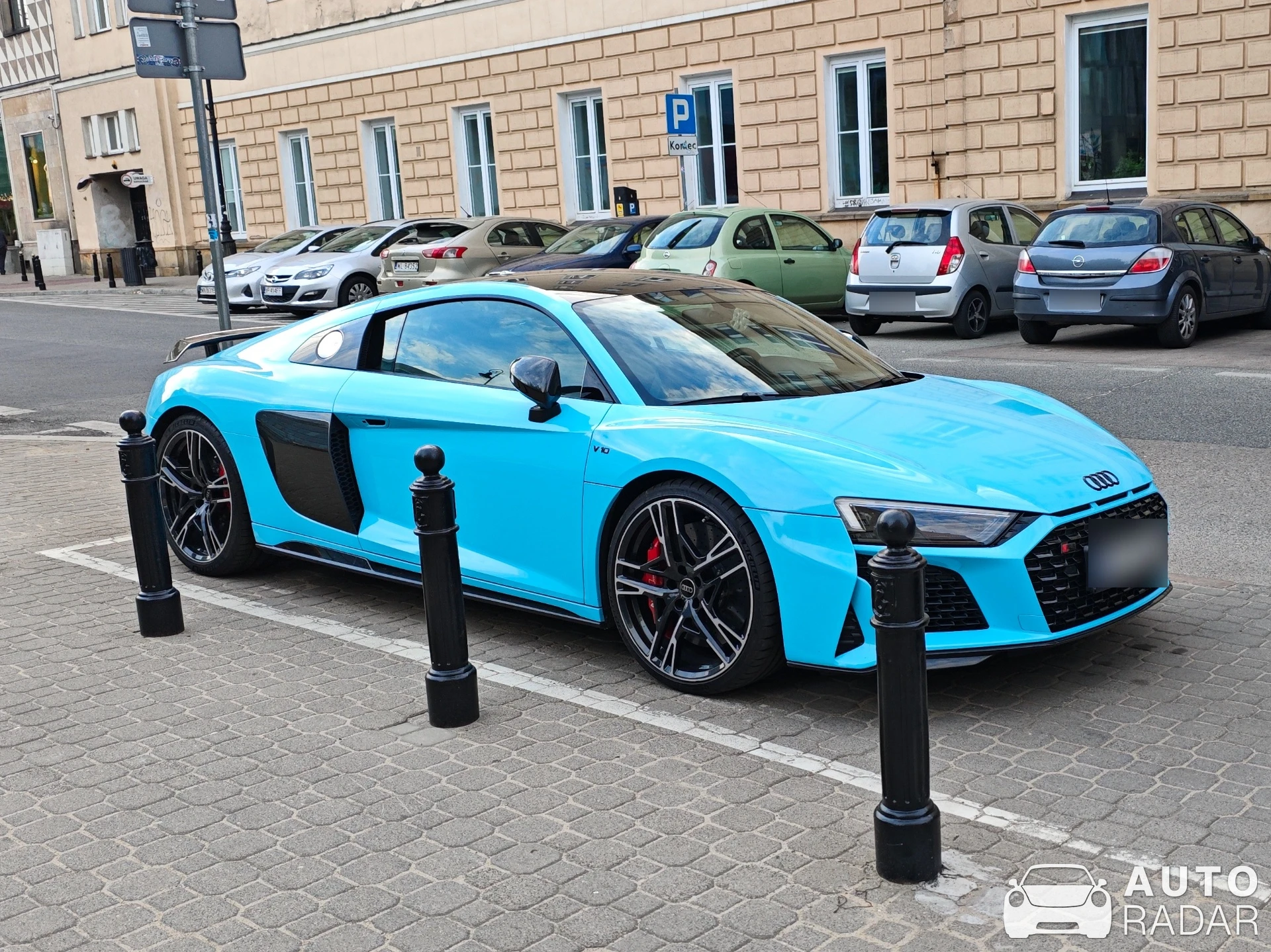 Audi R8 V10 Performance spotted in Warszawa