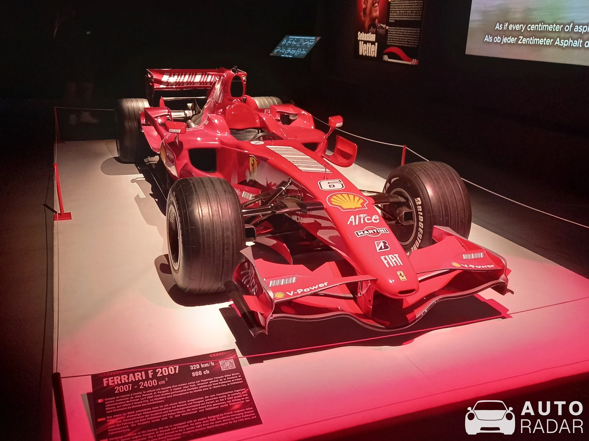 Ferrari F2007 spotted in Mulhouse