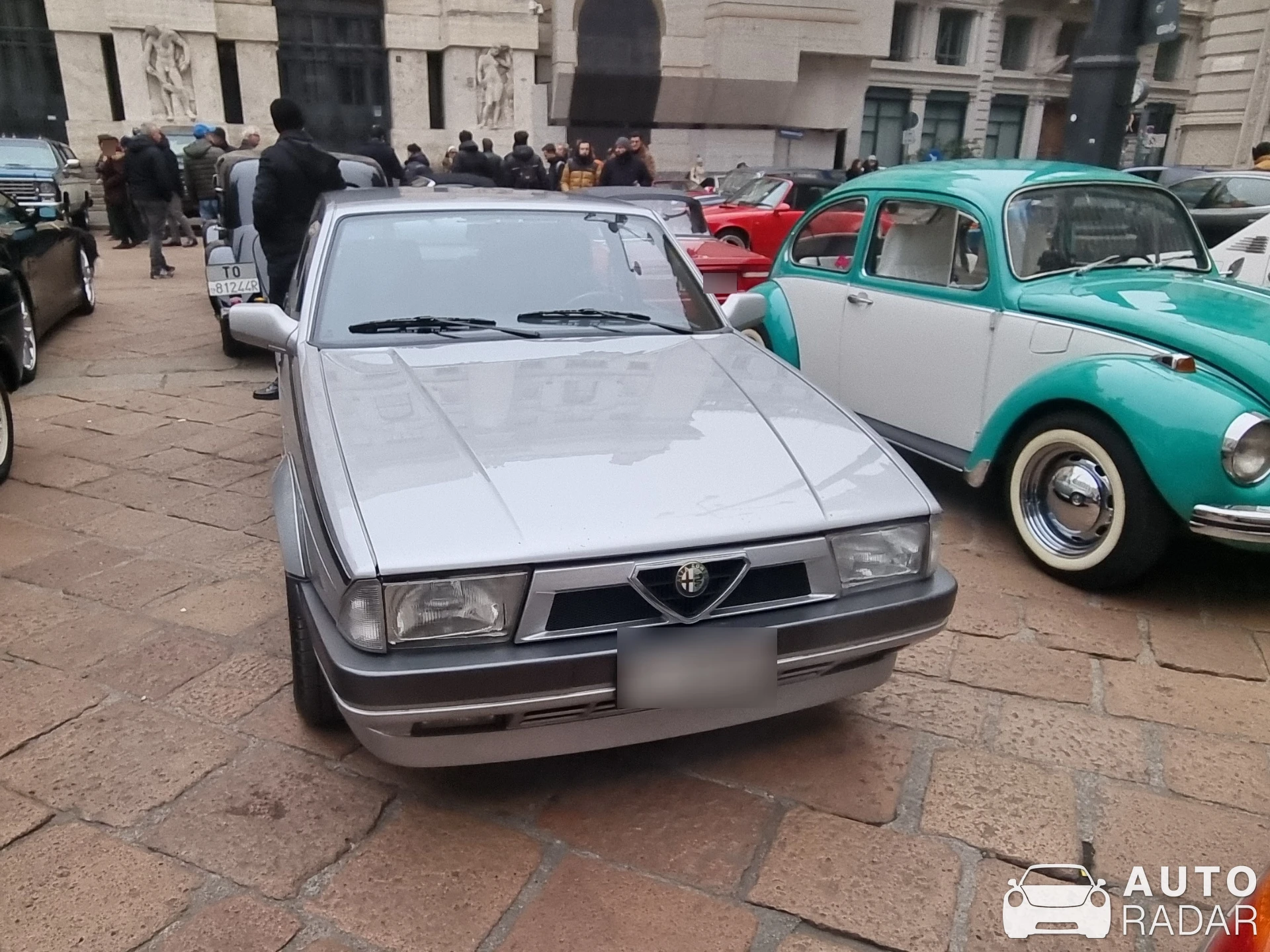 Alfa Romeo 75 spotted in Milano, Italy