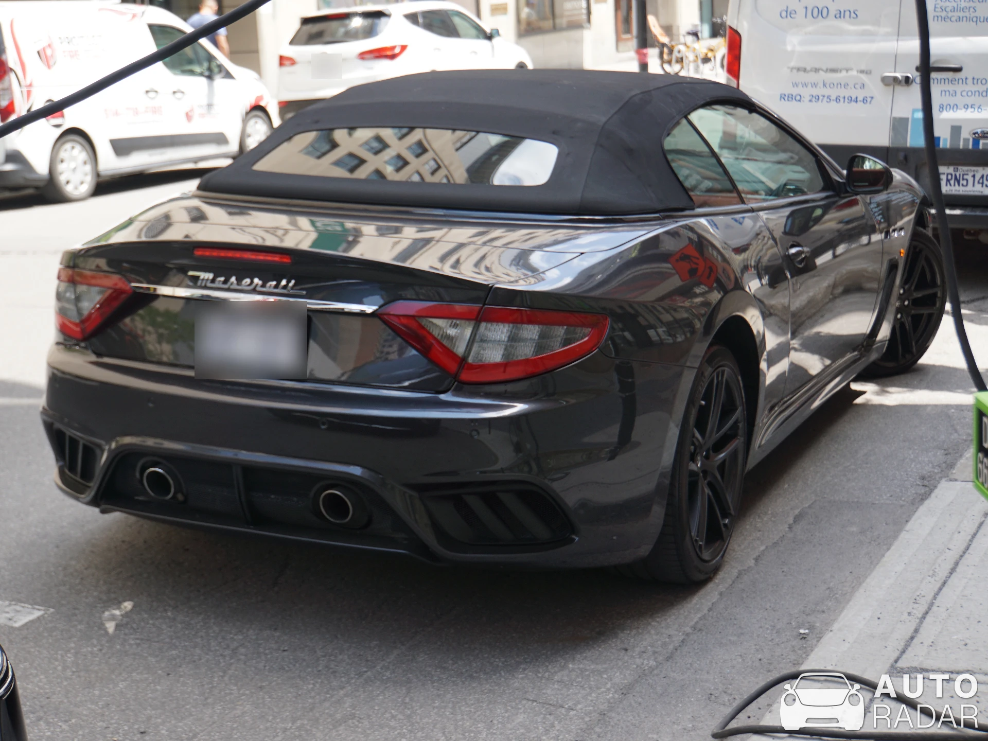 Maserati GranCabrio MC spotted in Montréal