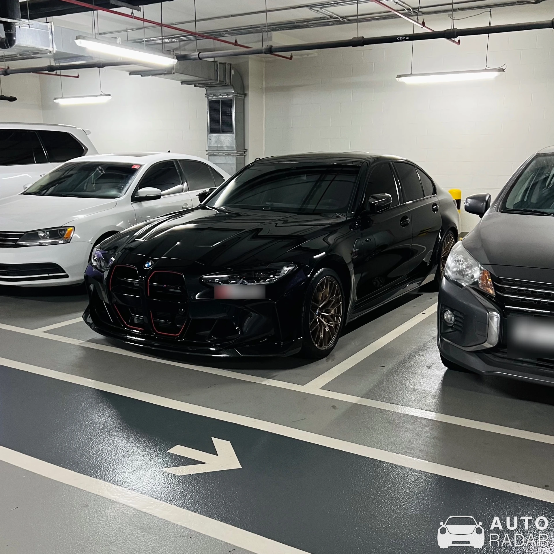 BMW M3 G80 CS spotted in Abu Dhabi, United Arab Emirates