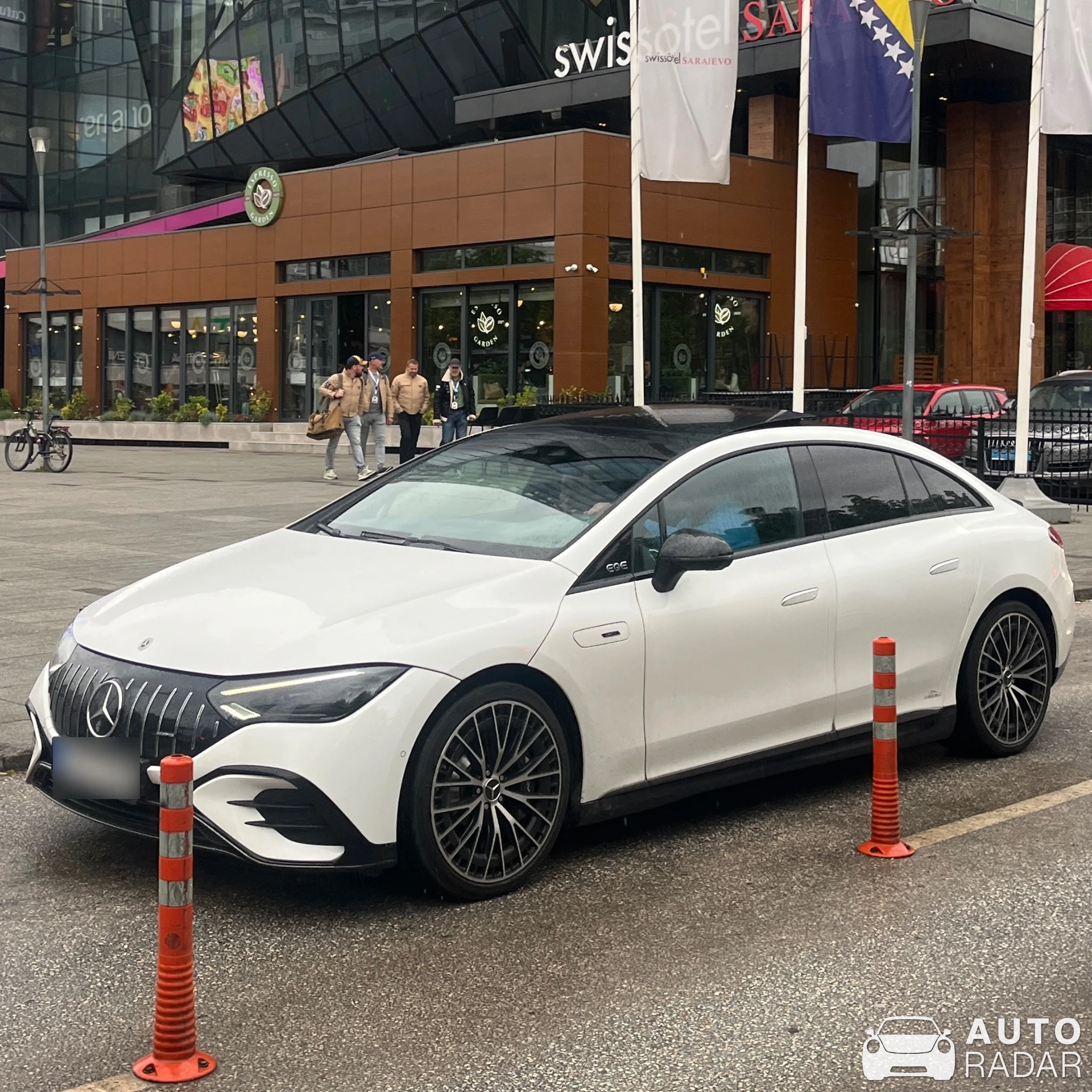 Mercedes-AMG EQE 43 spotted in Sarajevo
