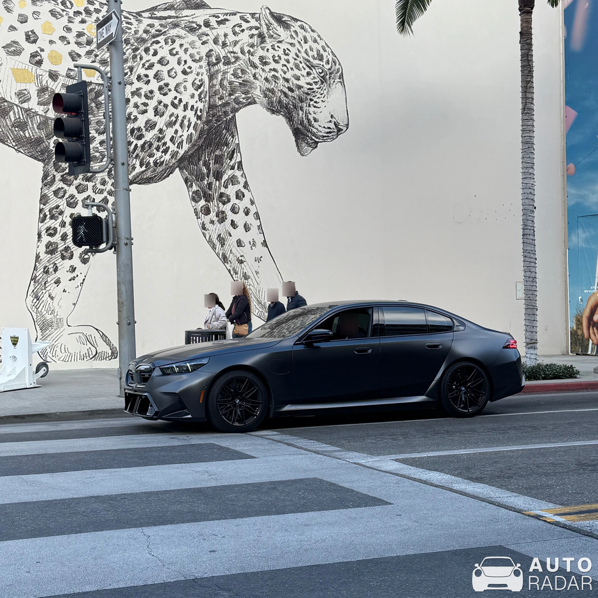 BMW M5 G90 spotted in Beverly Hills, United States
