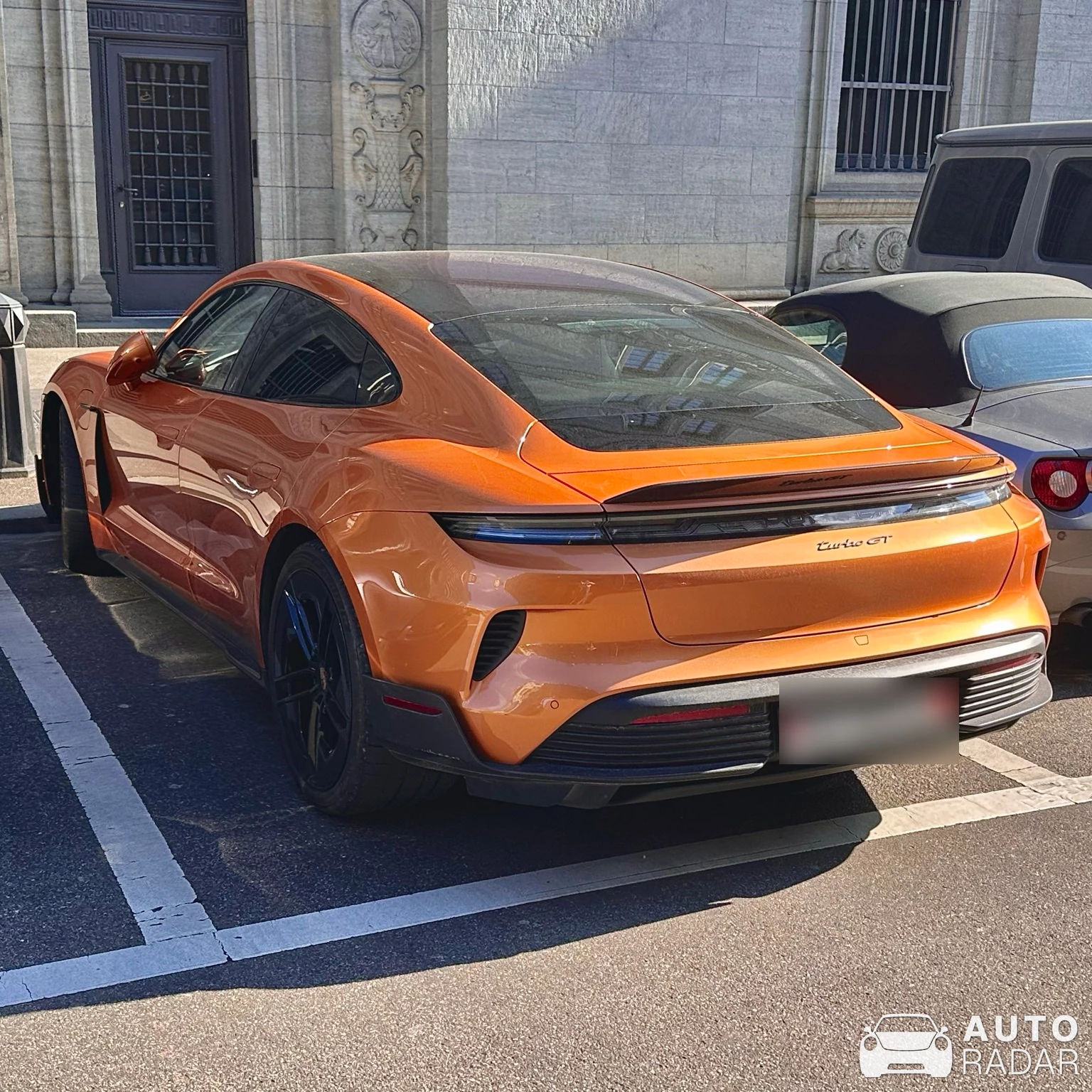 Porsche Taycan Turbo GT spotted in Zürich