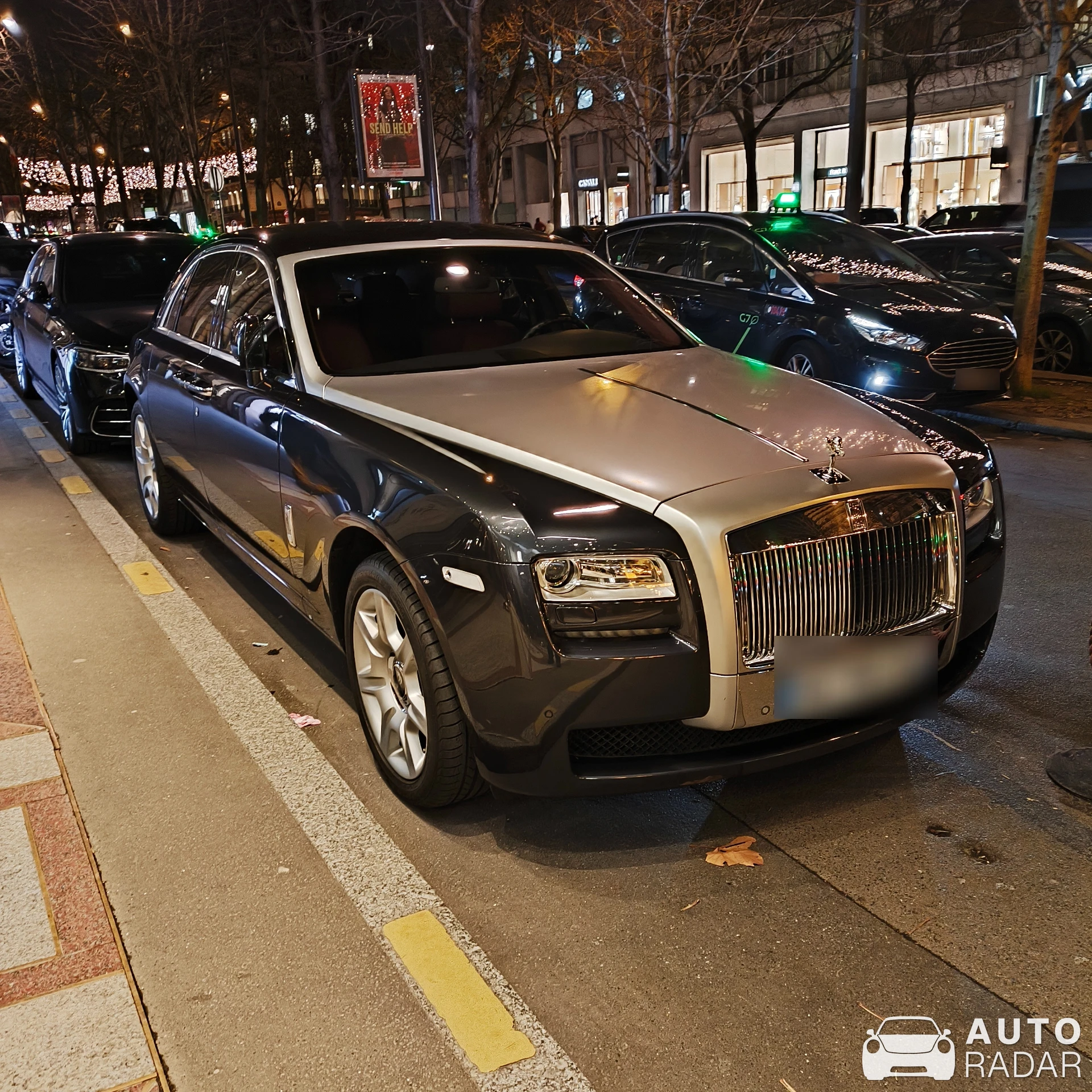 Rolls-Royce Ghost spotted in Paris, France