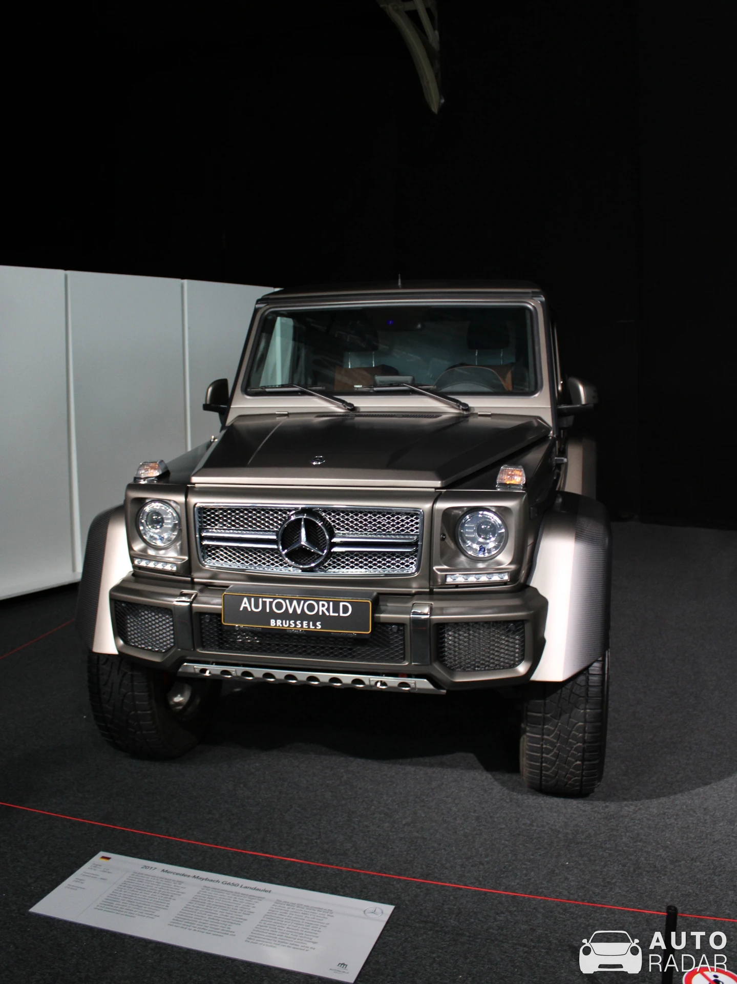 Mercedes-Benz G 650 Landaulet W463 spotted in Brussels, Belgium