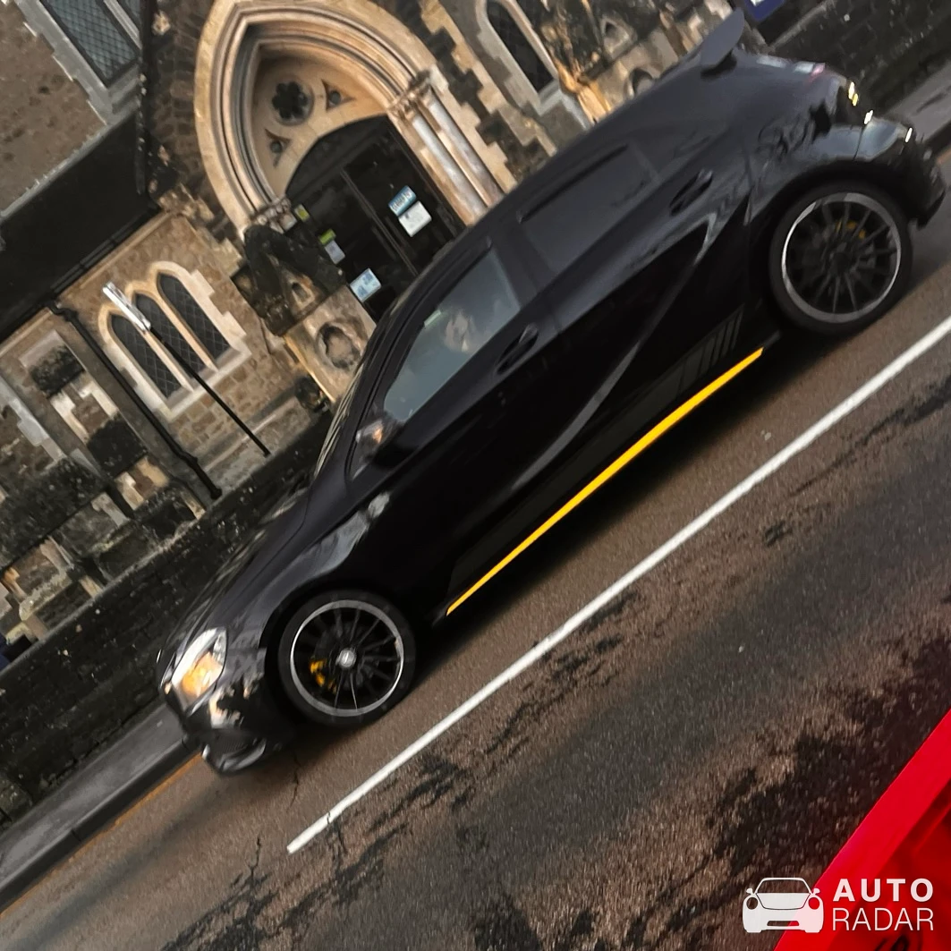 Mercedes-AMG A 45 W176 Yellow Night Edition spotted