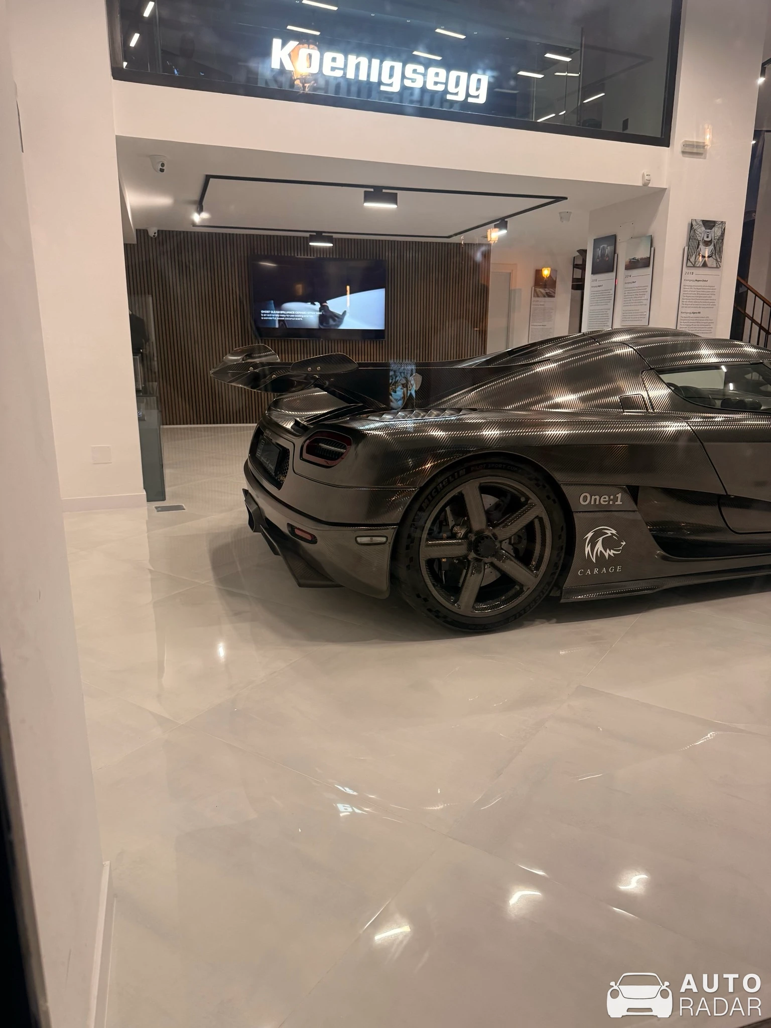 Koenigsegg One:1 spotted in Marbella