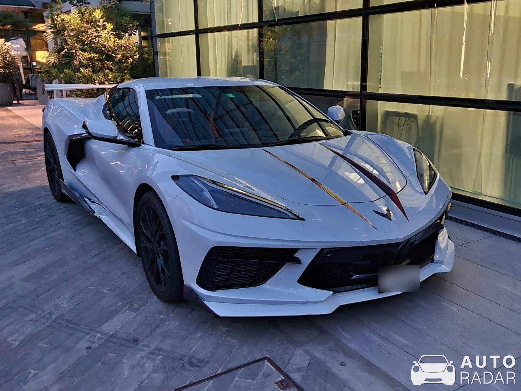 Chevrolet Corvette C8 spotted in Milano, Italia