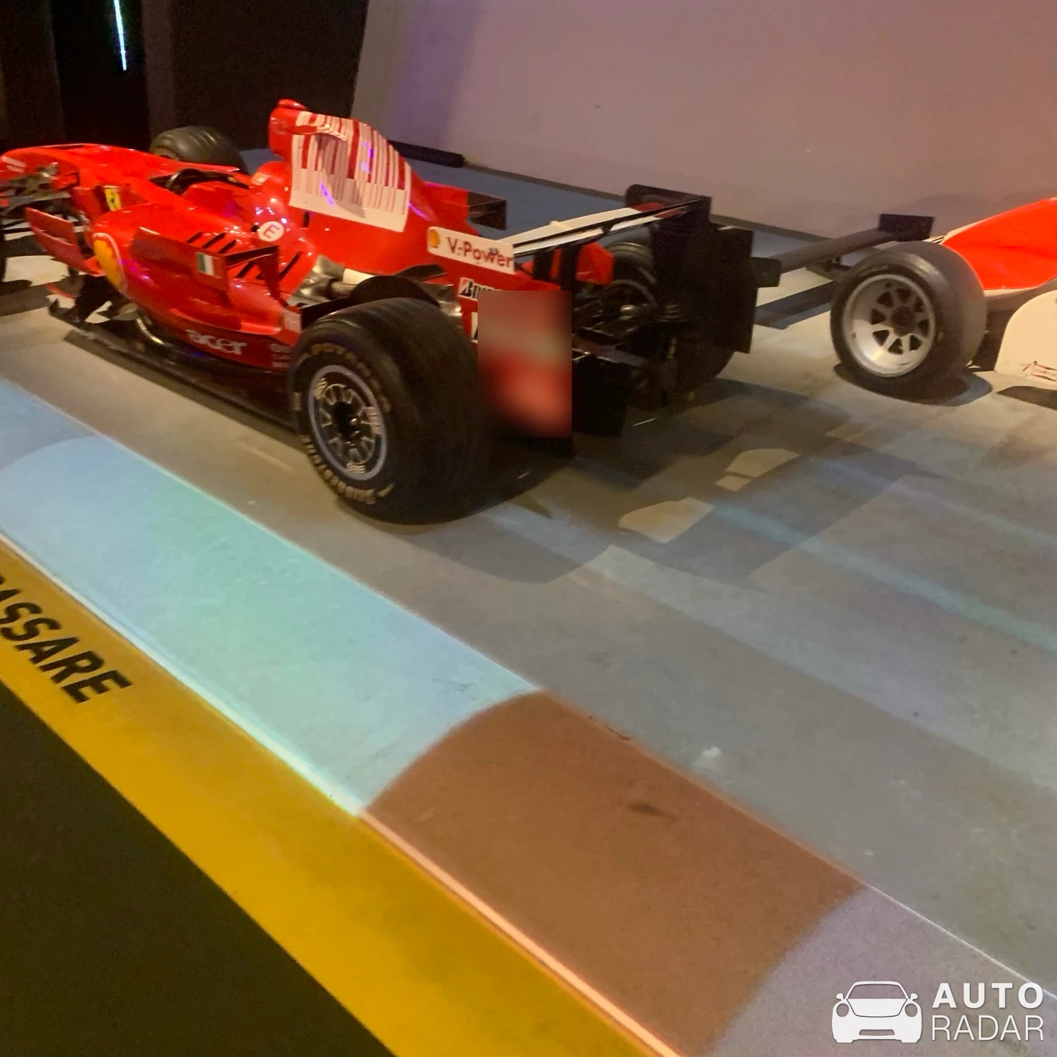 Ferrari F2008 spotted in Torino