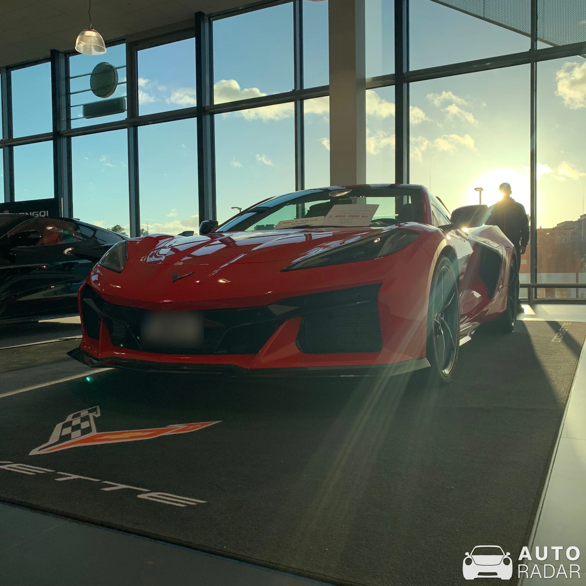 Chevrolet Corvette C8 E-Ray spotted in Akalla, Швеція