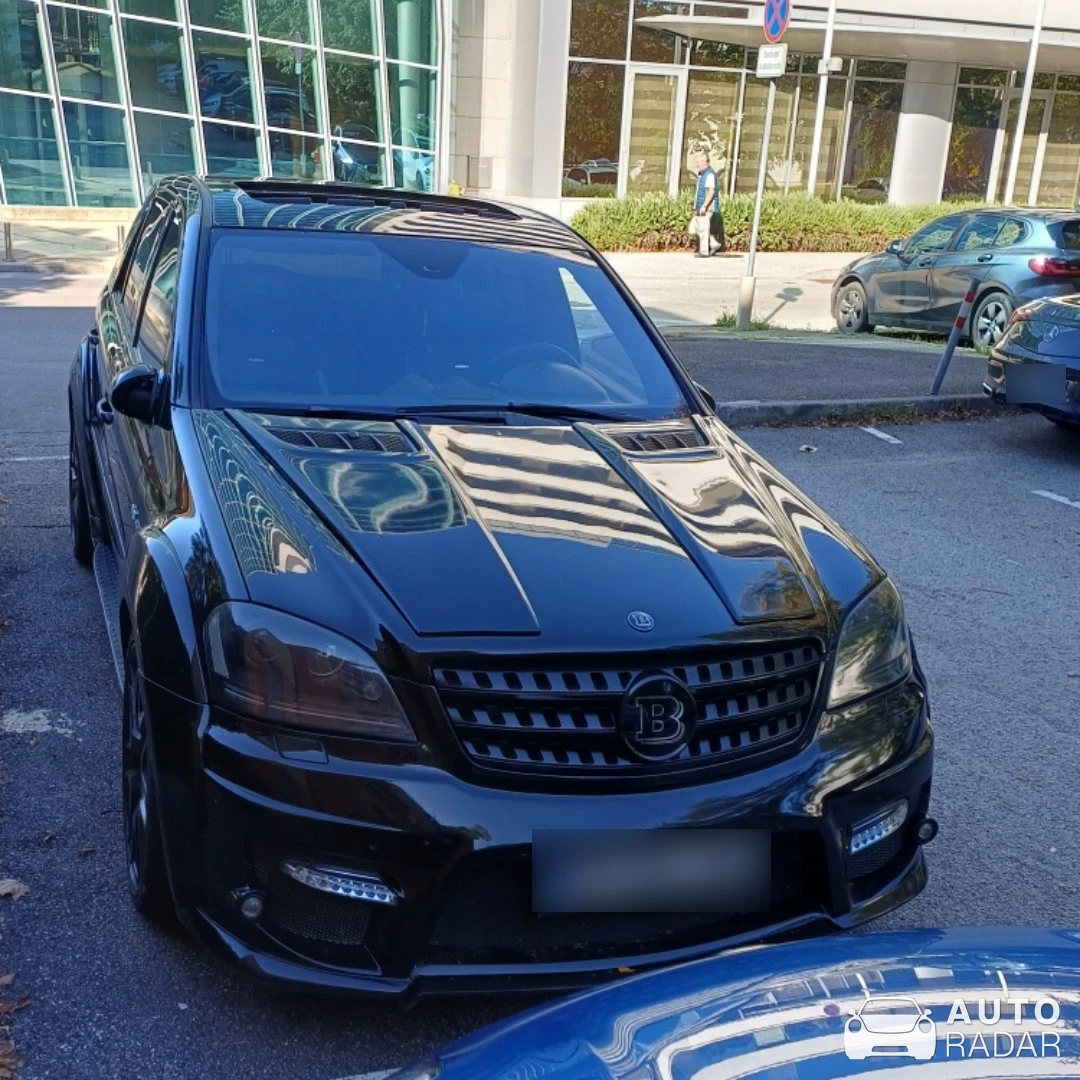 Mercedes-Benz ML 63 AMG W166 Brabus spotted in Nova Gorica