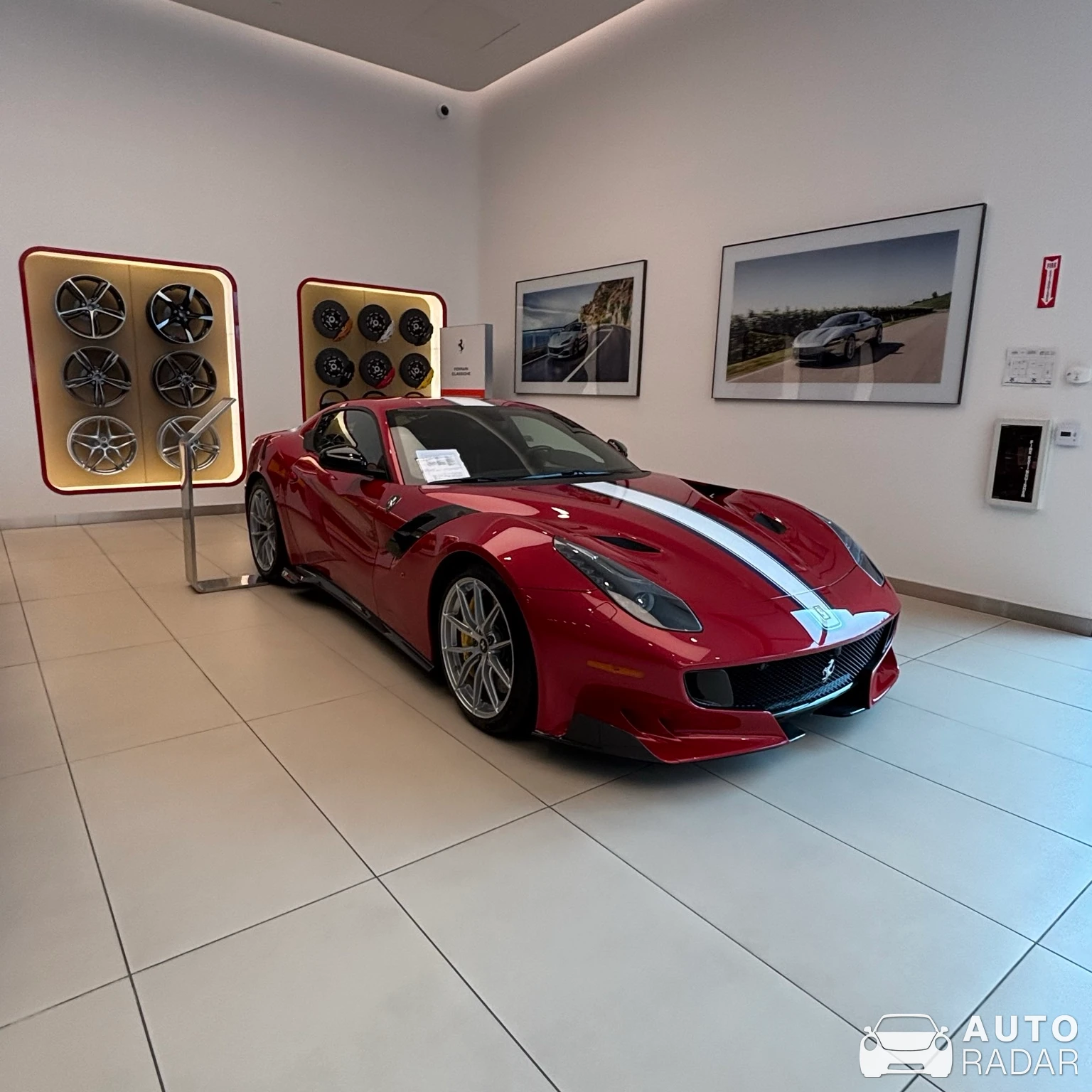Ferrari F12tdf spotted in Newport Beach, United States