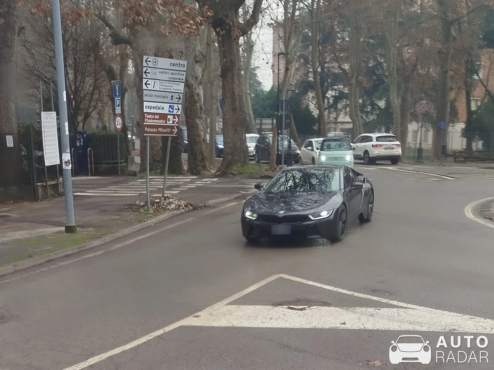 BMW i8 spotted in Faenza, Italy