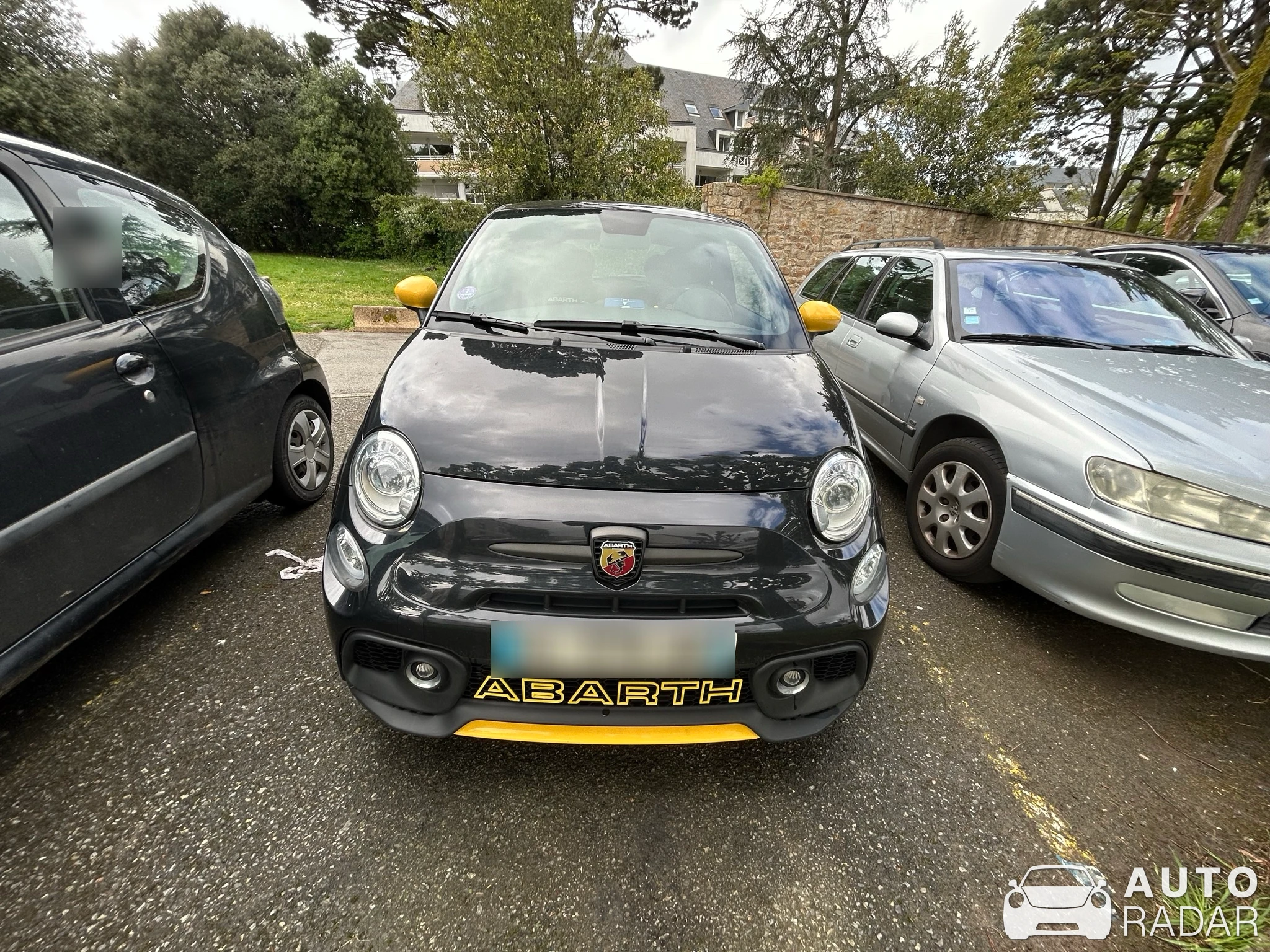 Abarth 695 Competizione spotted in Auray